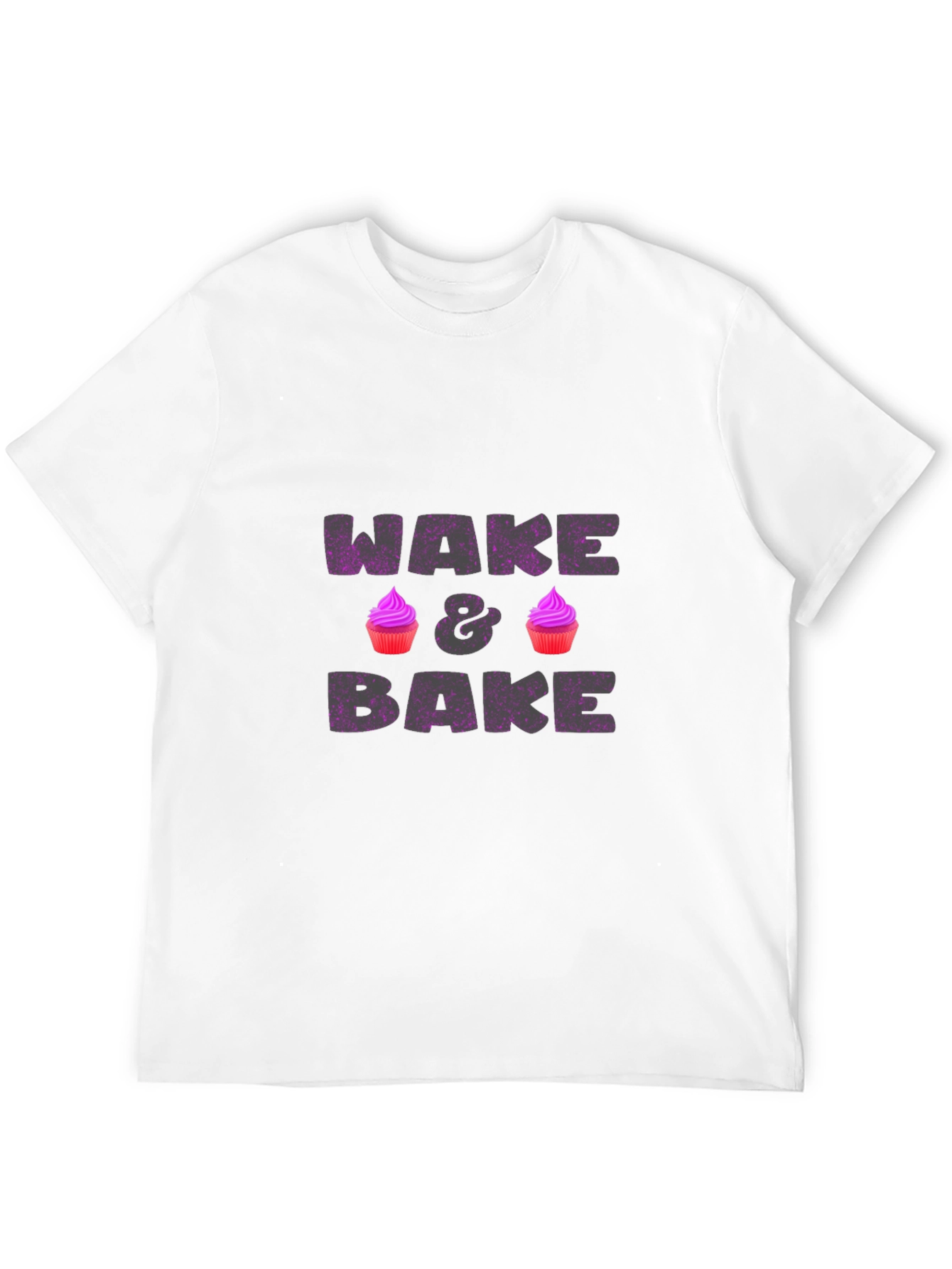 Wake & Bake Graphic Tee - Fun Novelty Design