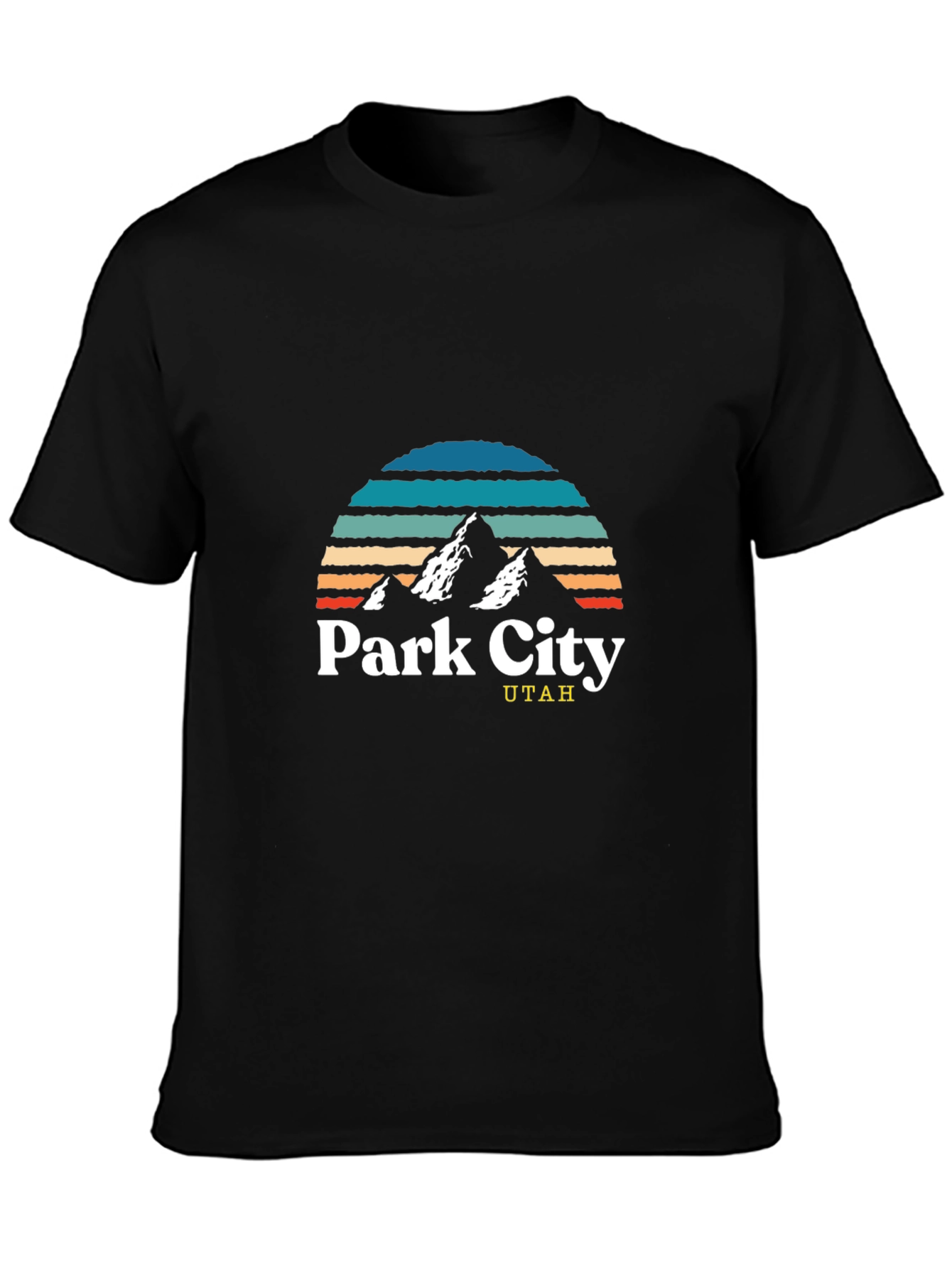 Park City Utah Graphic Tee - Retro Mountain Design