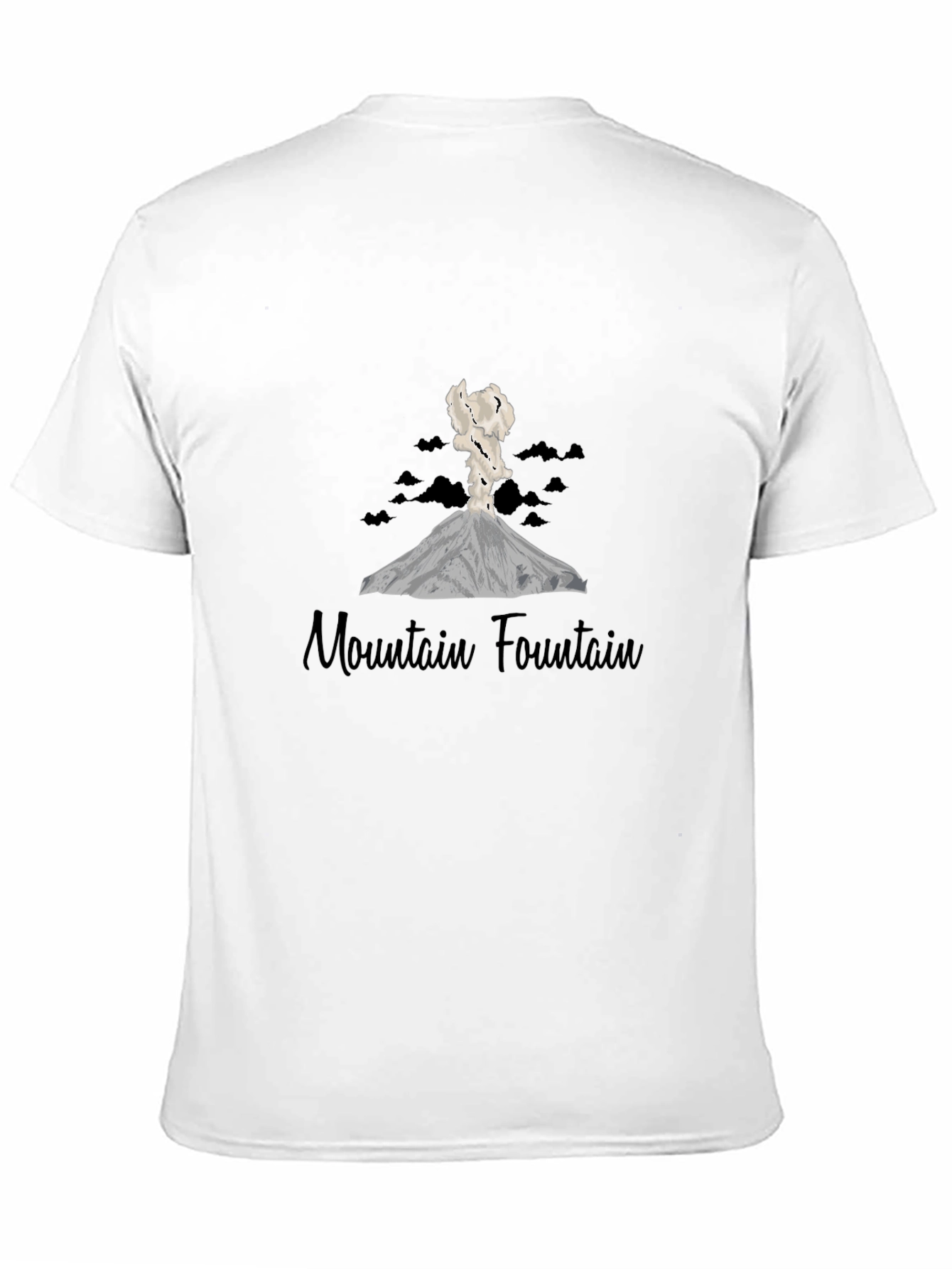 Mountain Fountain Black T-Shirt