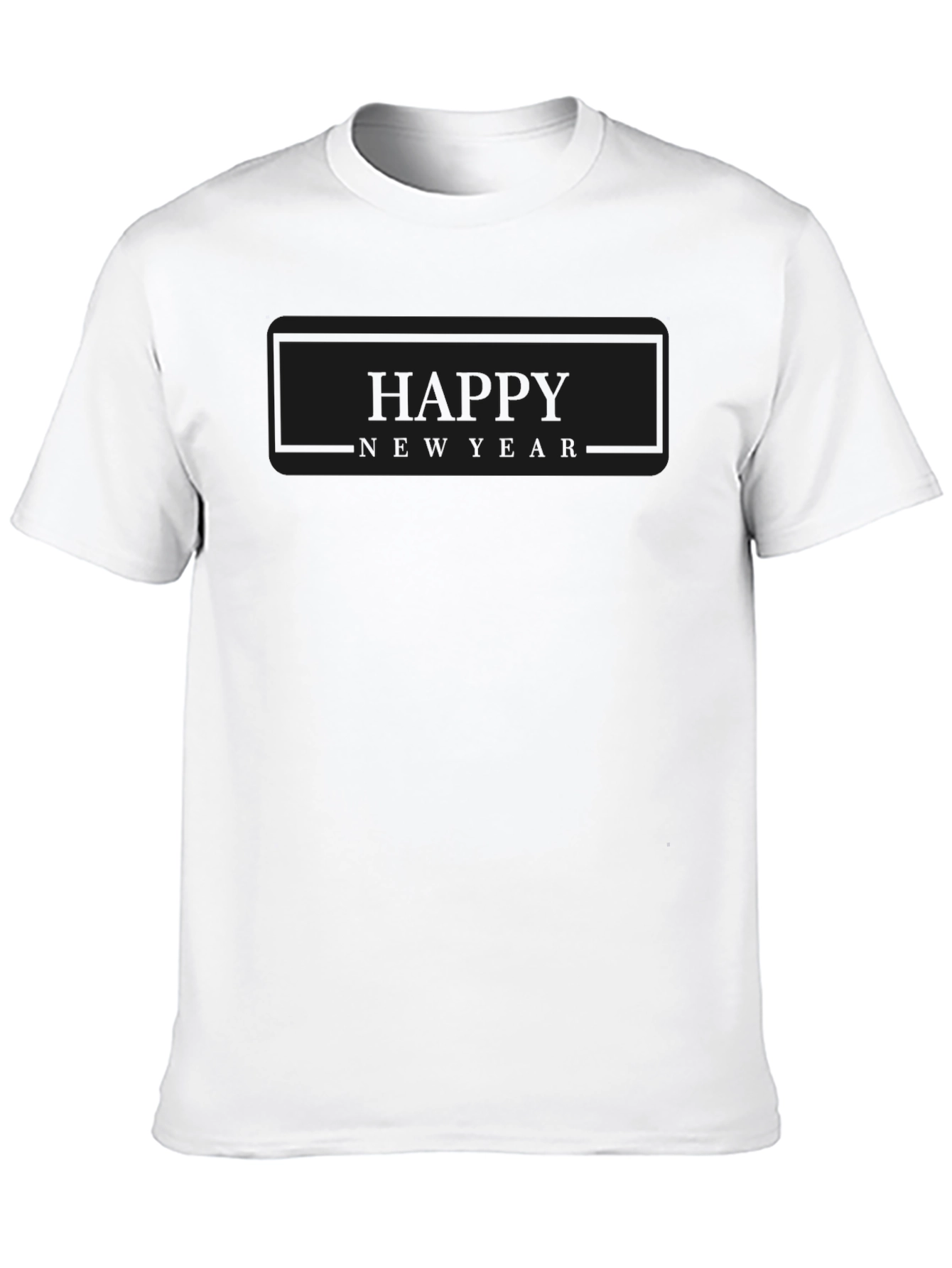 Happy New Year Black T-Shirt