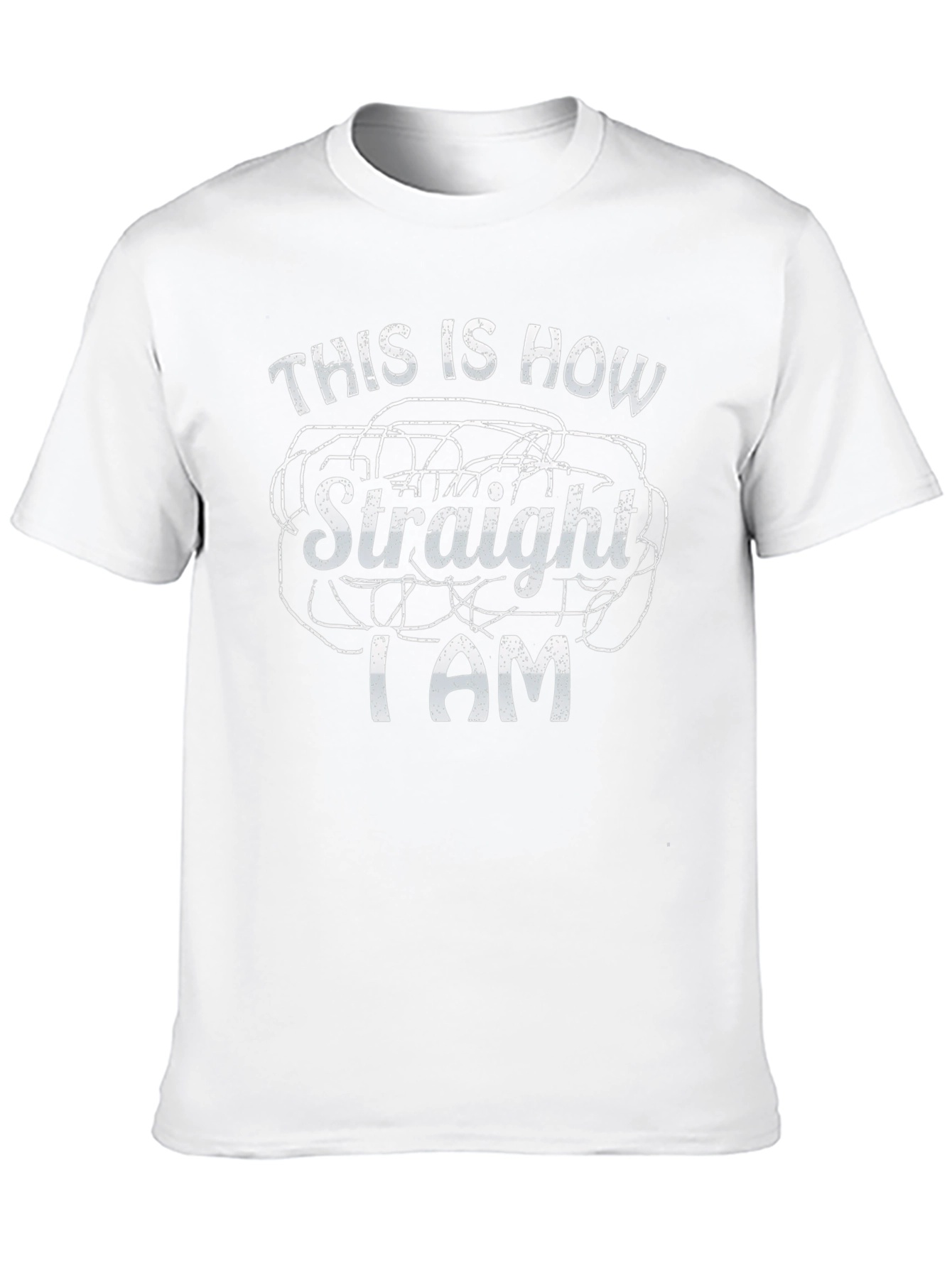 This Is How Straight I Am Graphic Tee