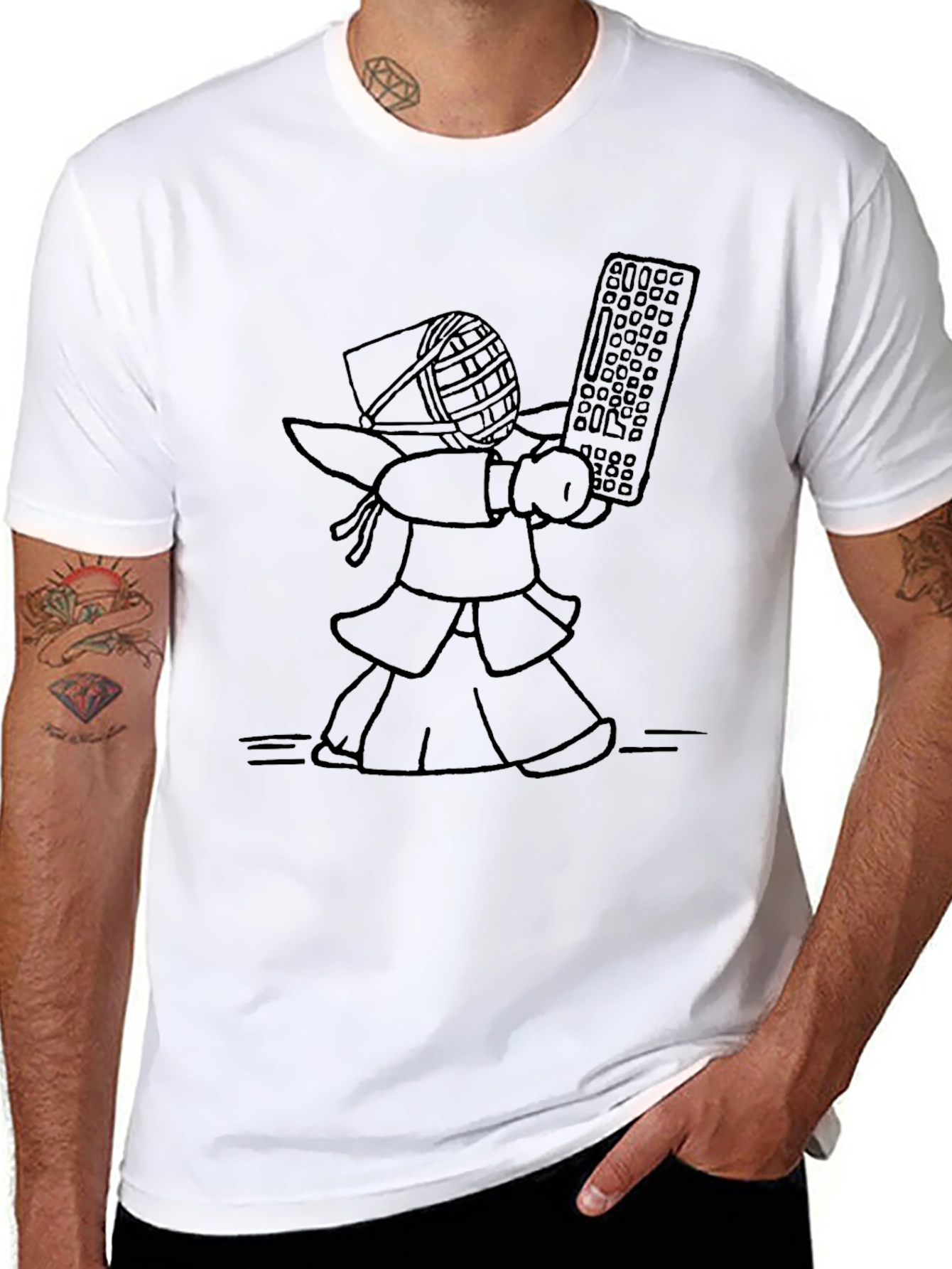 Kendo Keyboardist Black T-Shirt