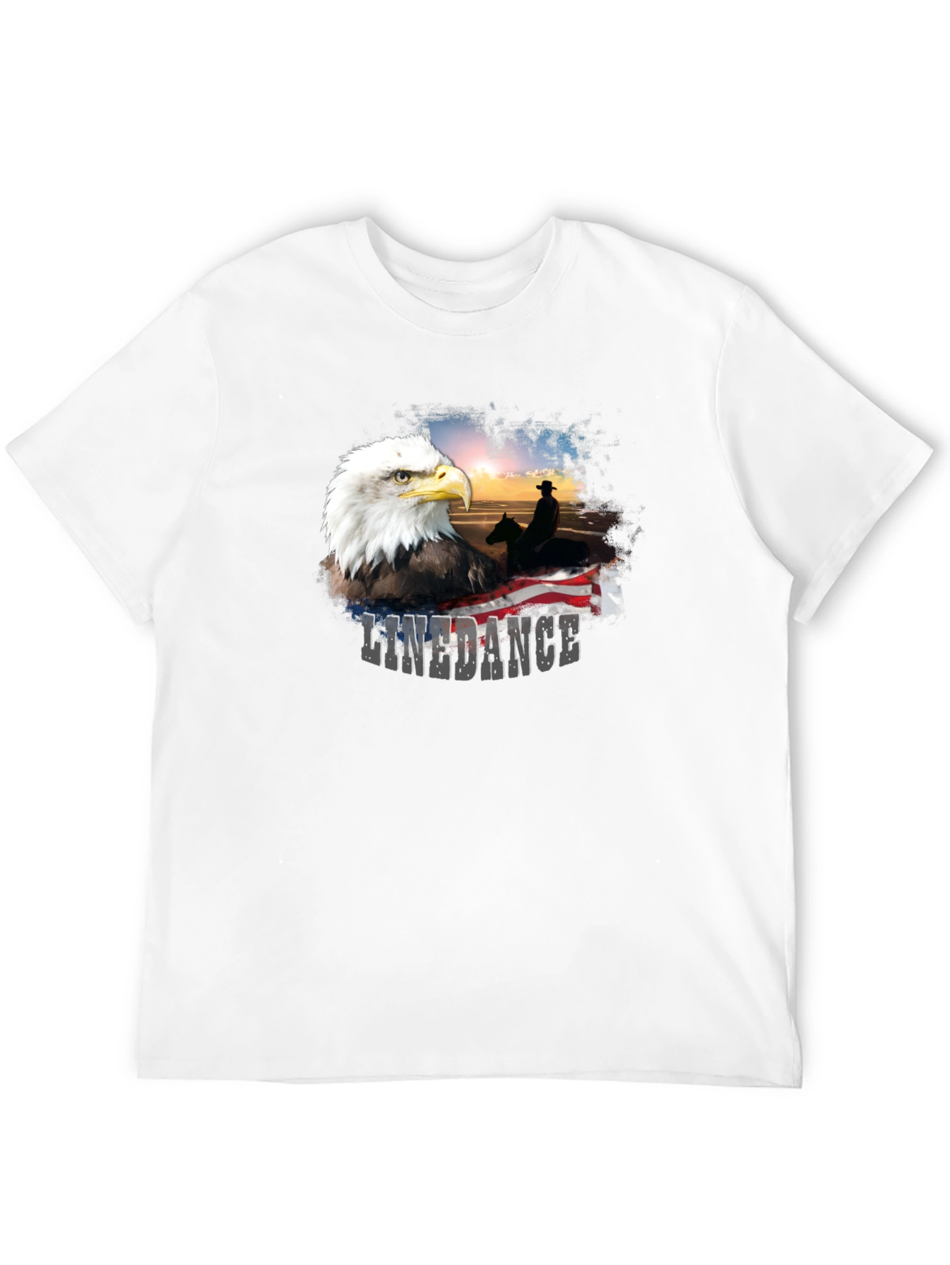 Eagle Line Dance Graphic Tee - Country Style