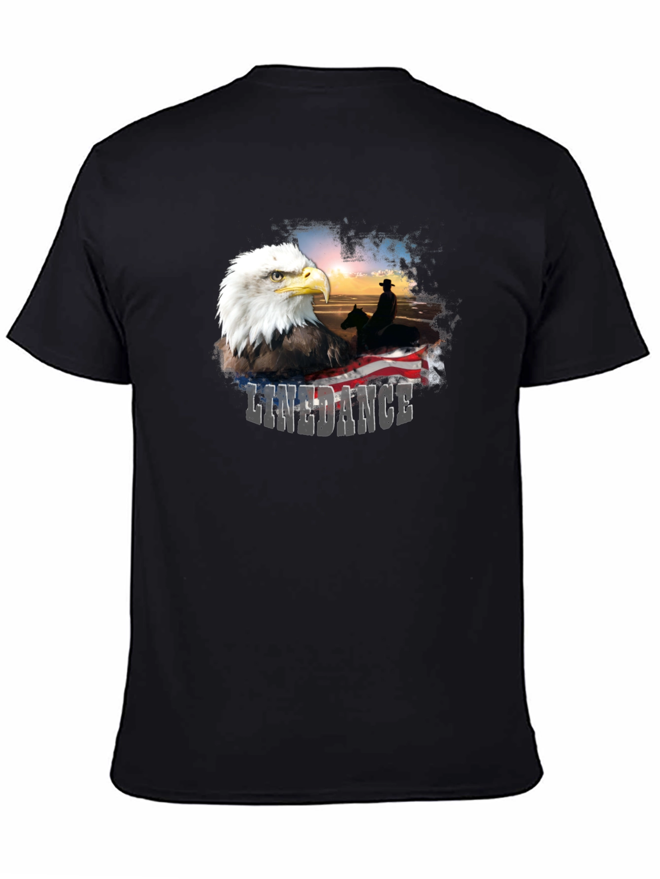Eagle Line Dance Graphic Tee - Country Style