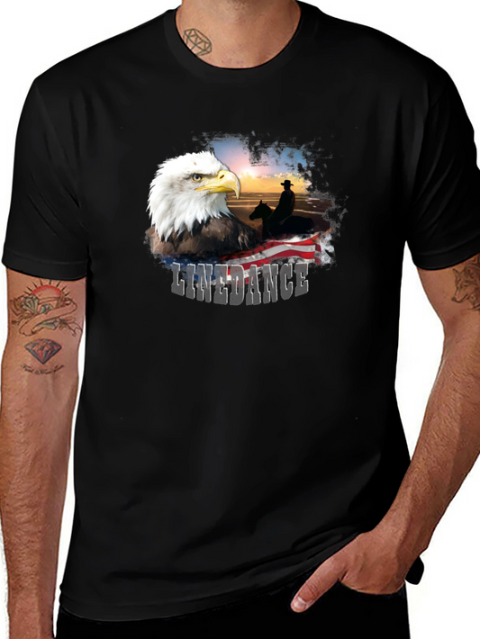Eagle Line Dance Graphic Tee - Country Style