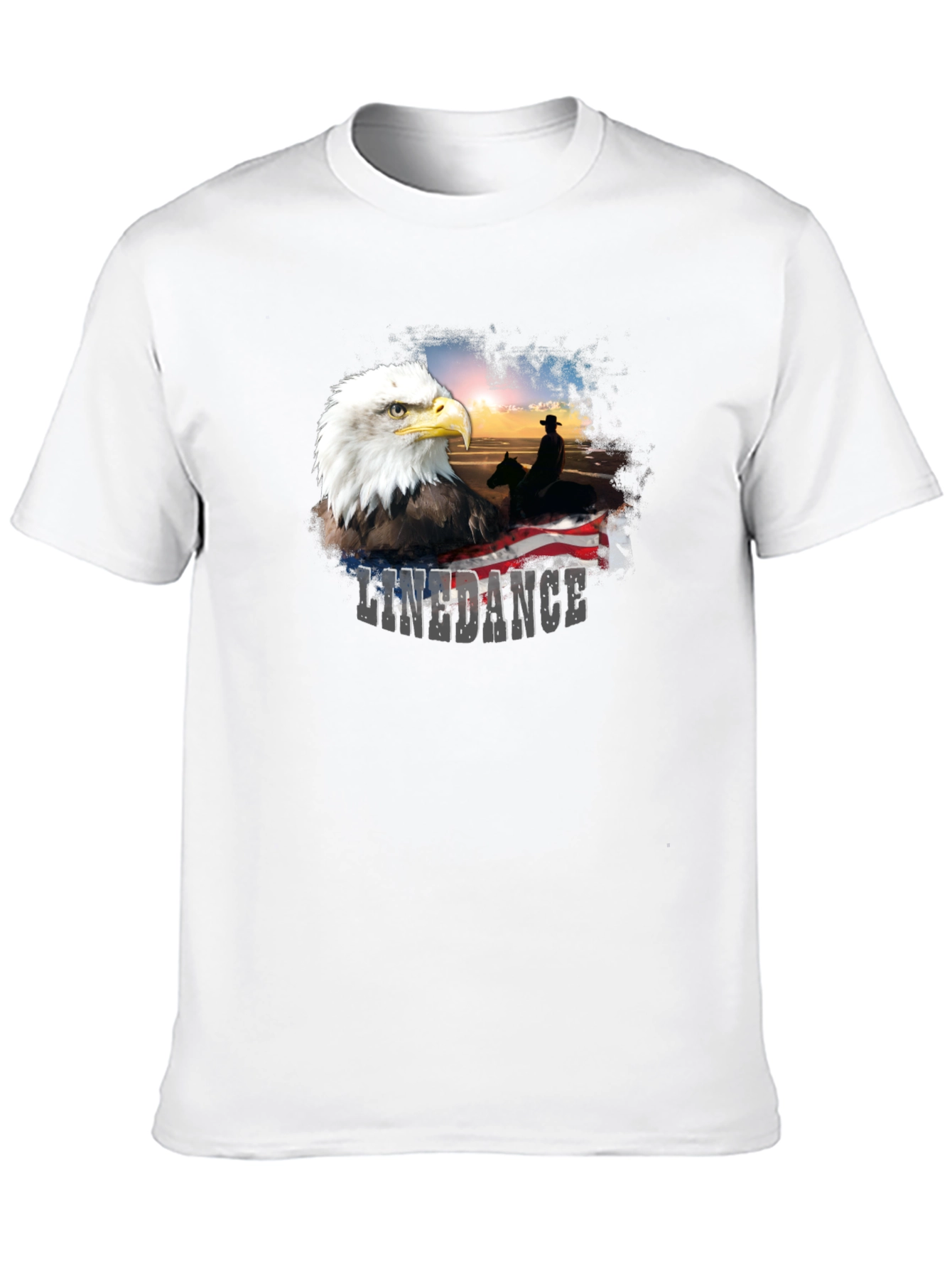 Eagle Line Dance Graphic Tee - Country Style