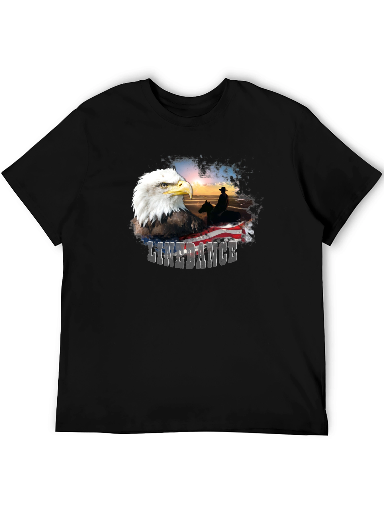 Eagle Line Dance Graphic Tee - Country Style