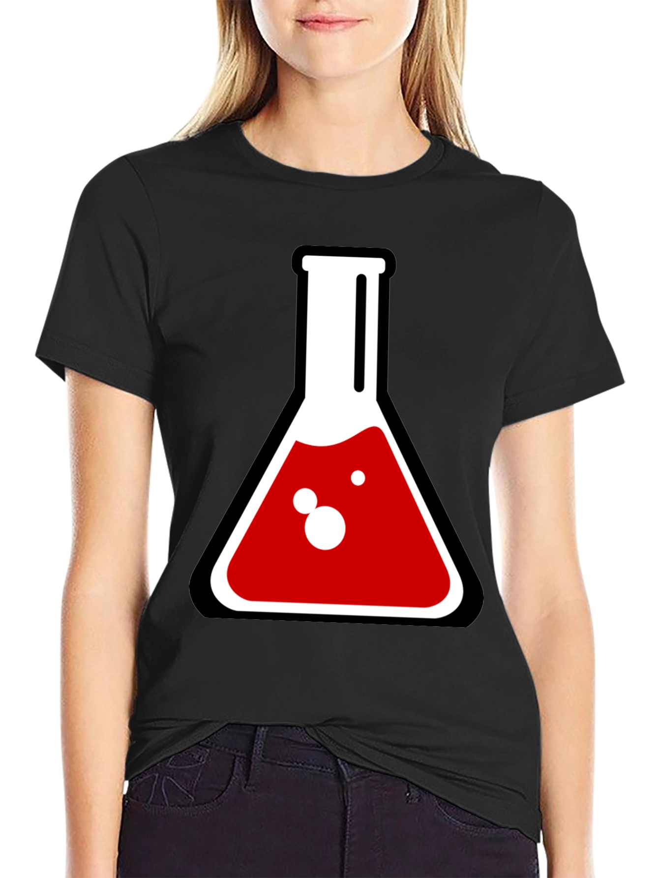 Science Lab Beaker Graphic Tee - Experiment Style