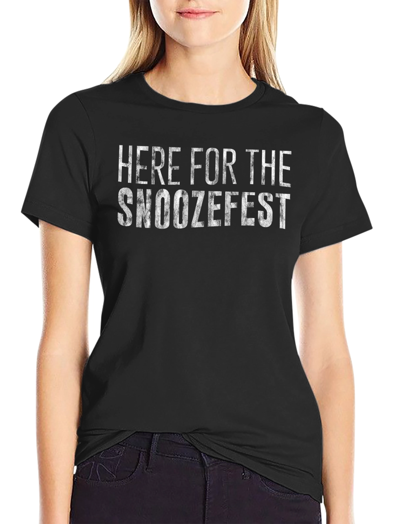 Here for the Snoozefest Graphic T-Shirt