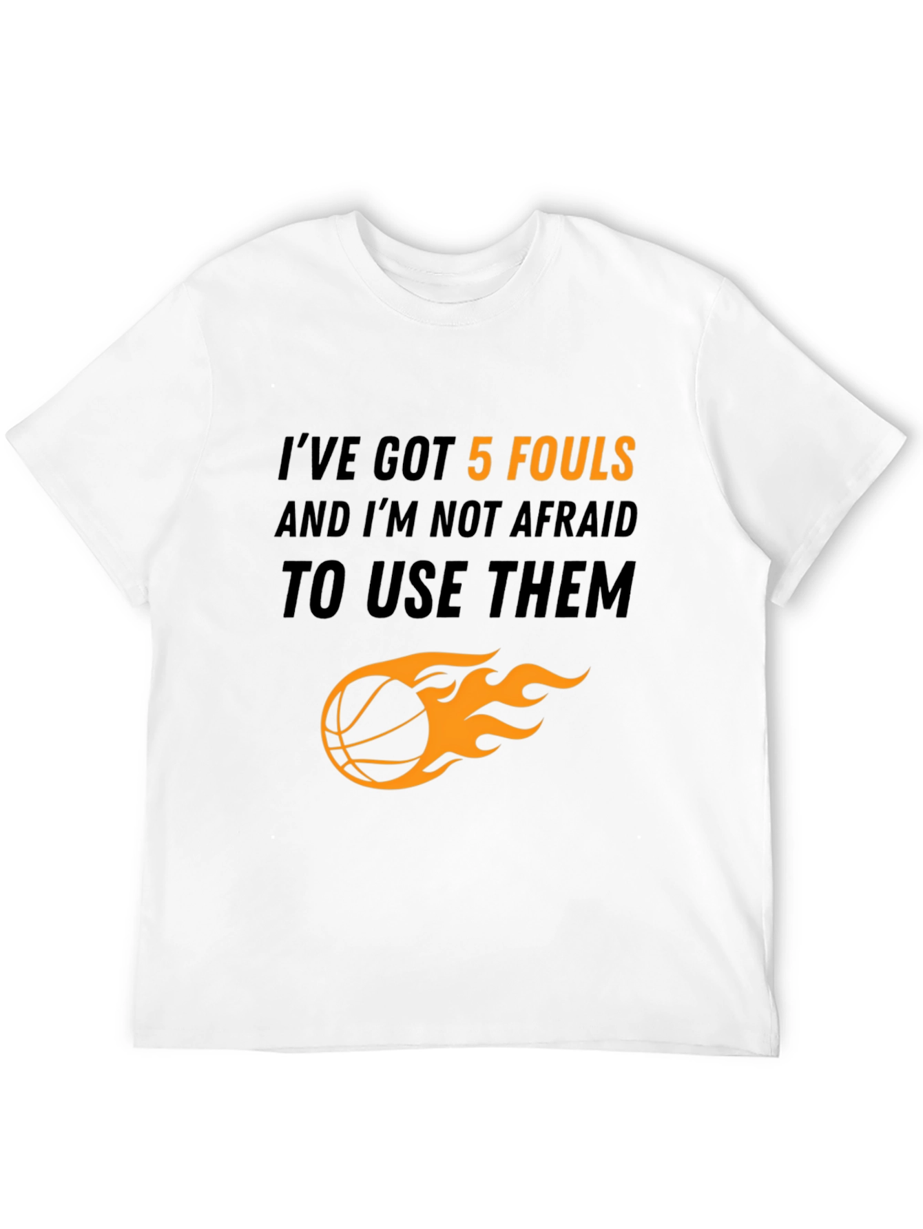 Basketball Player Graphic Tee - 5 Fouls