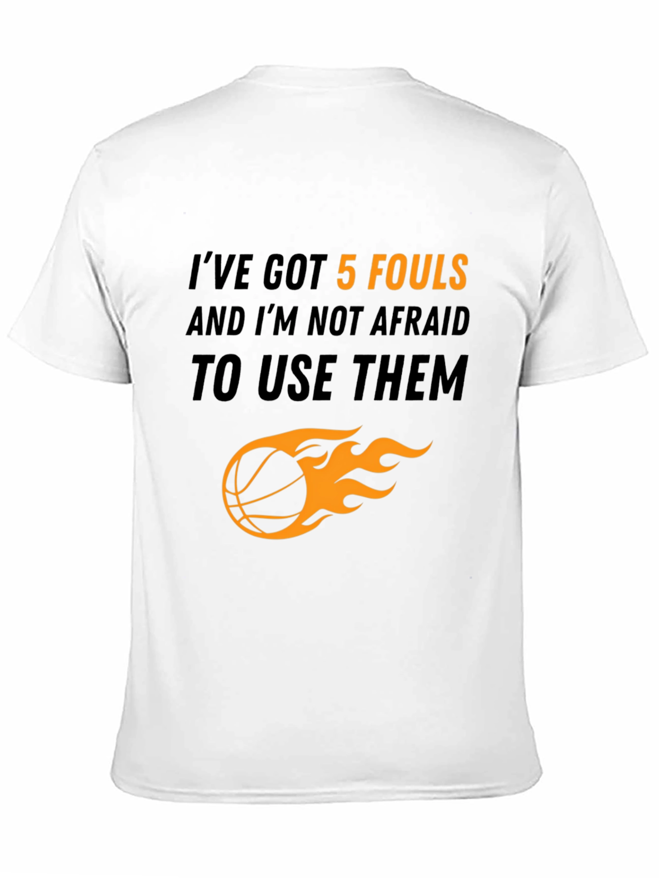 Basketball Player Graphic Tee - 5 Fouls