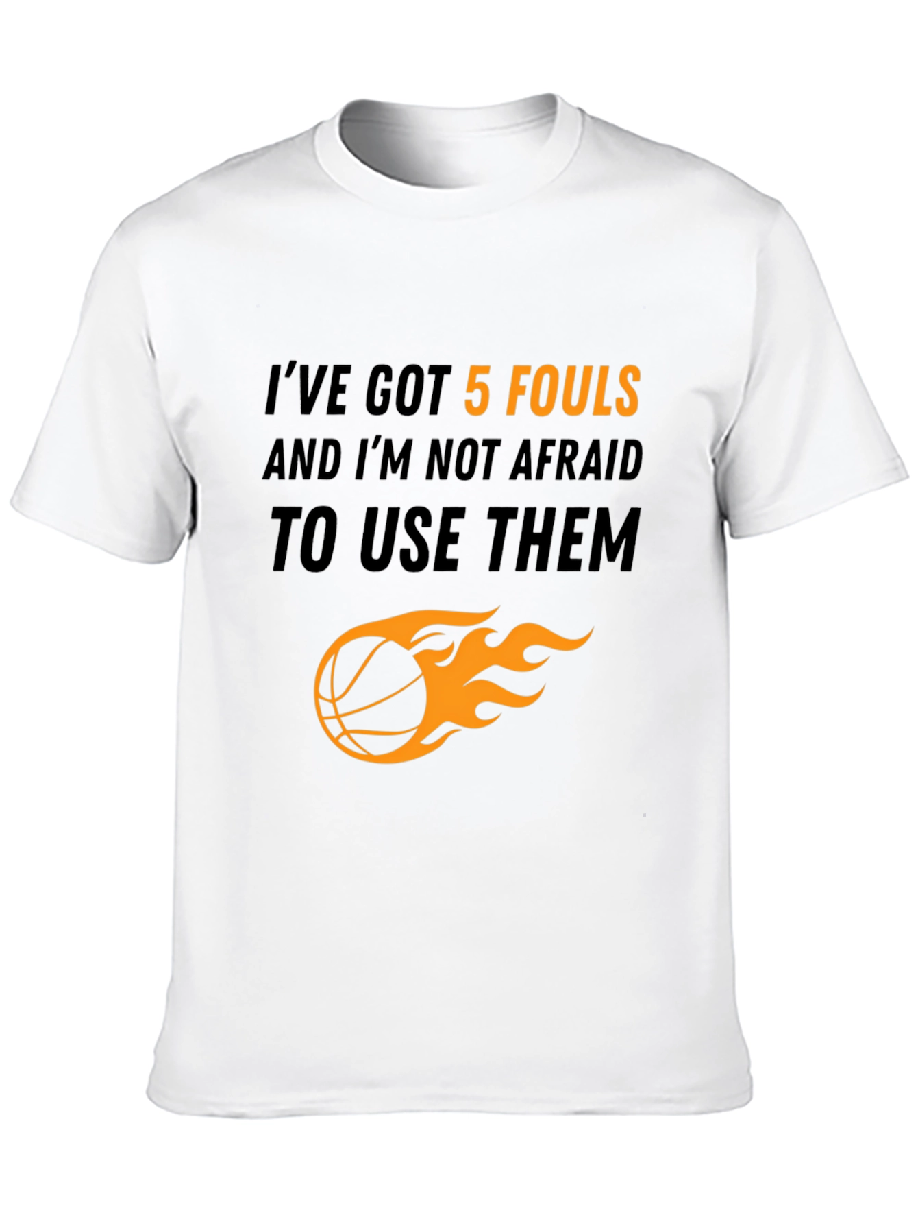 Basketball Player Graphic Tee - 5 Fouls