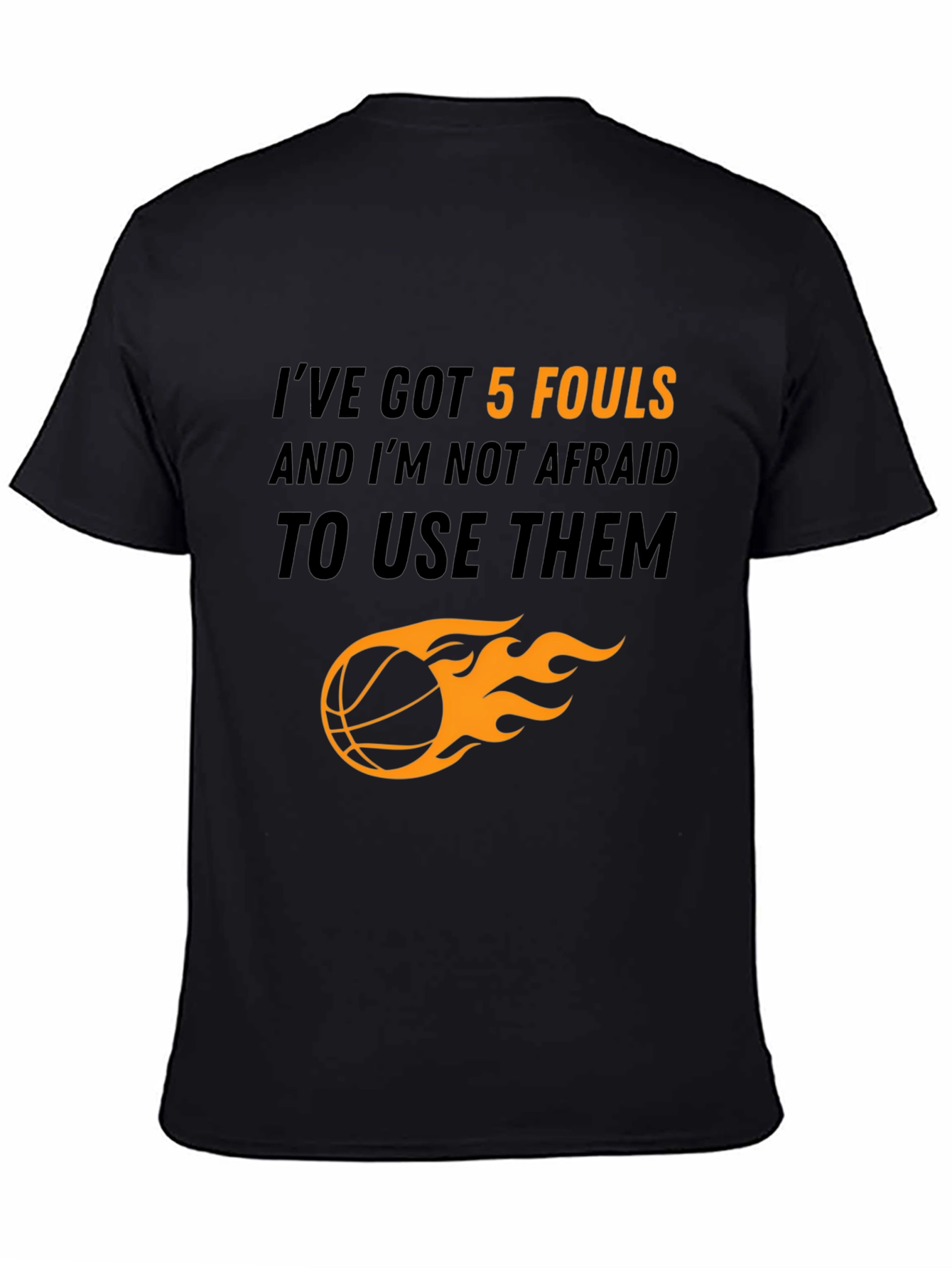 Basketball Player Graphic Tee - 5 Fouls