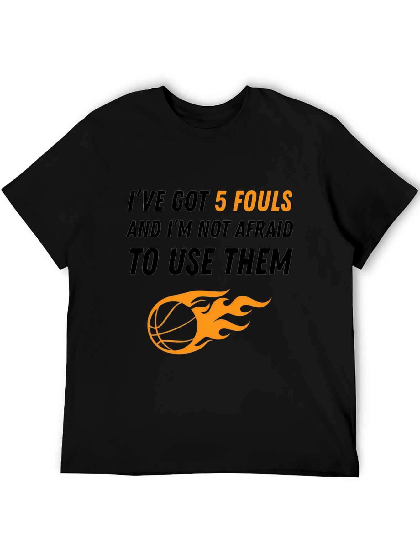Basketball Player Graphic Tee - 5 Fouls
