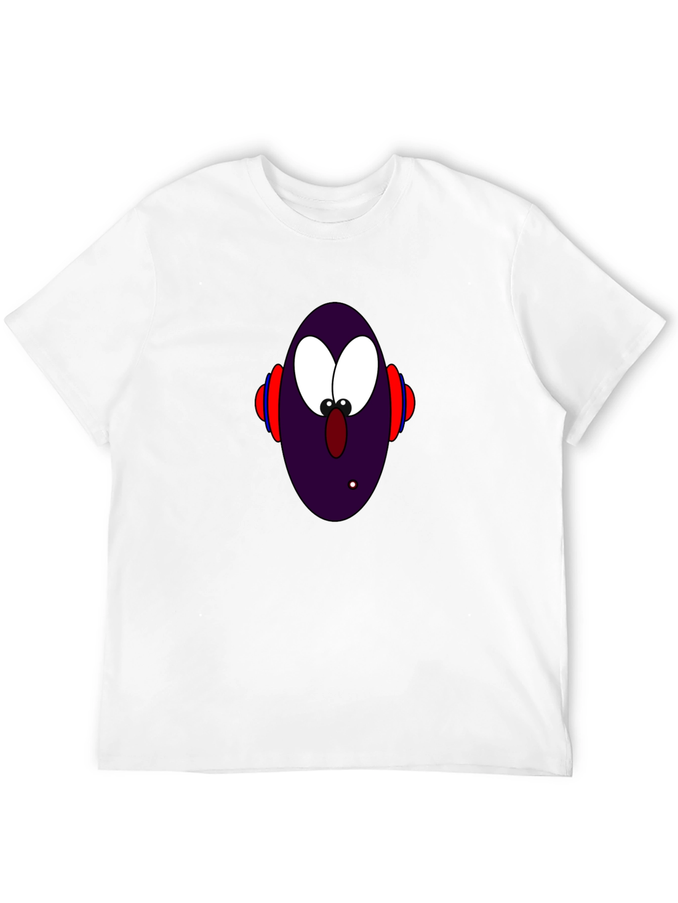 Cartoon Character Graphic Black T-Shirt