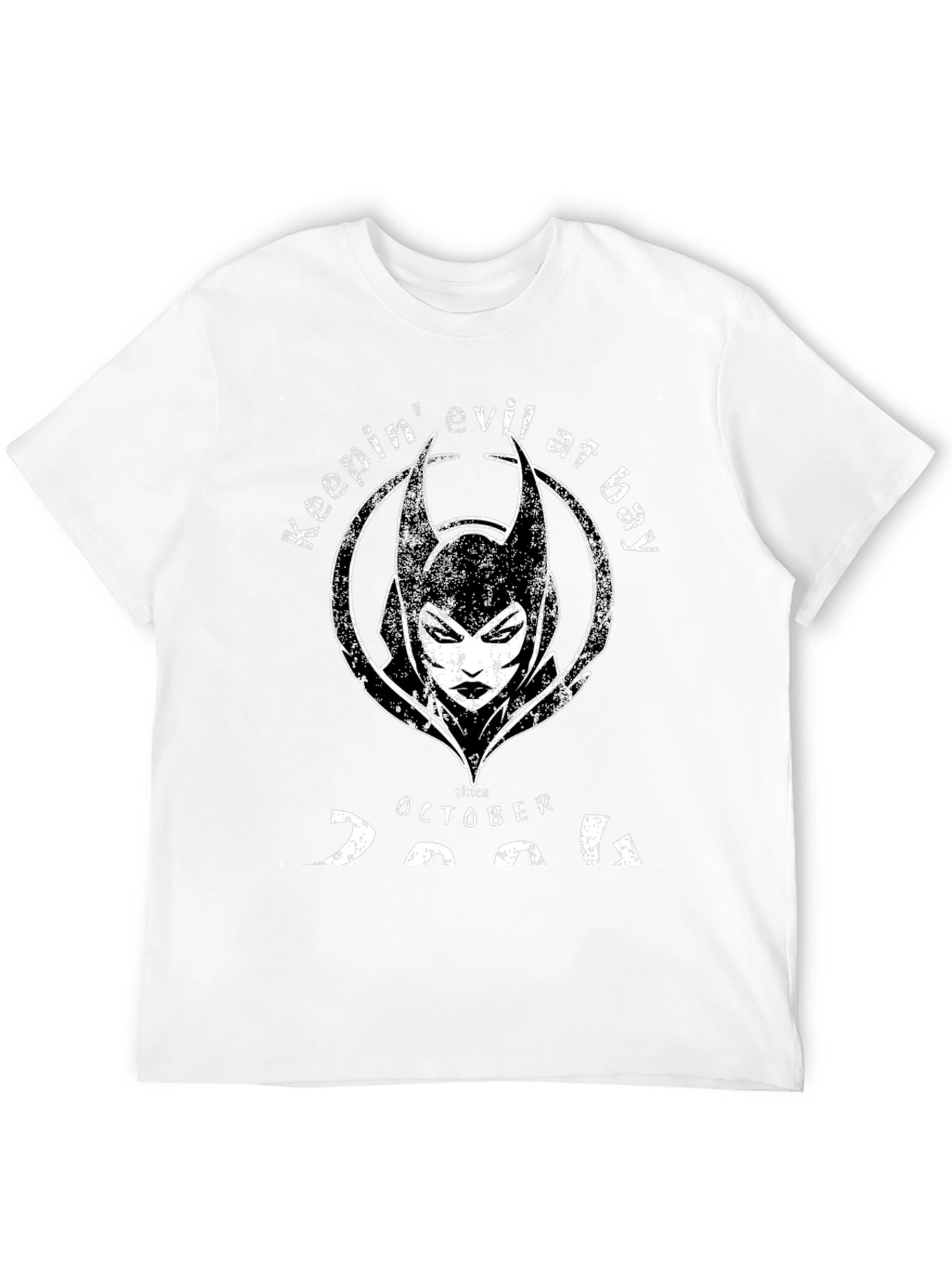 Keepin Evil at Bay Black T-Shirt