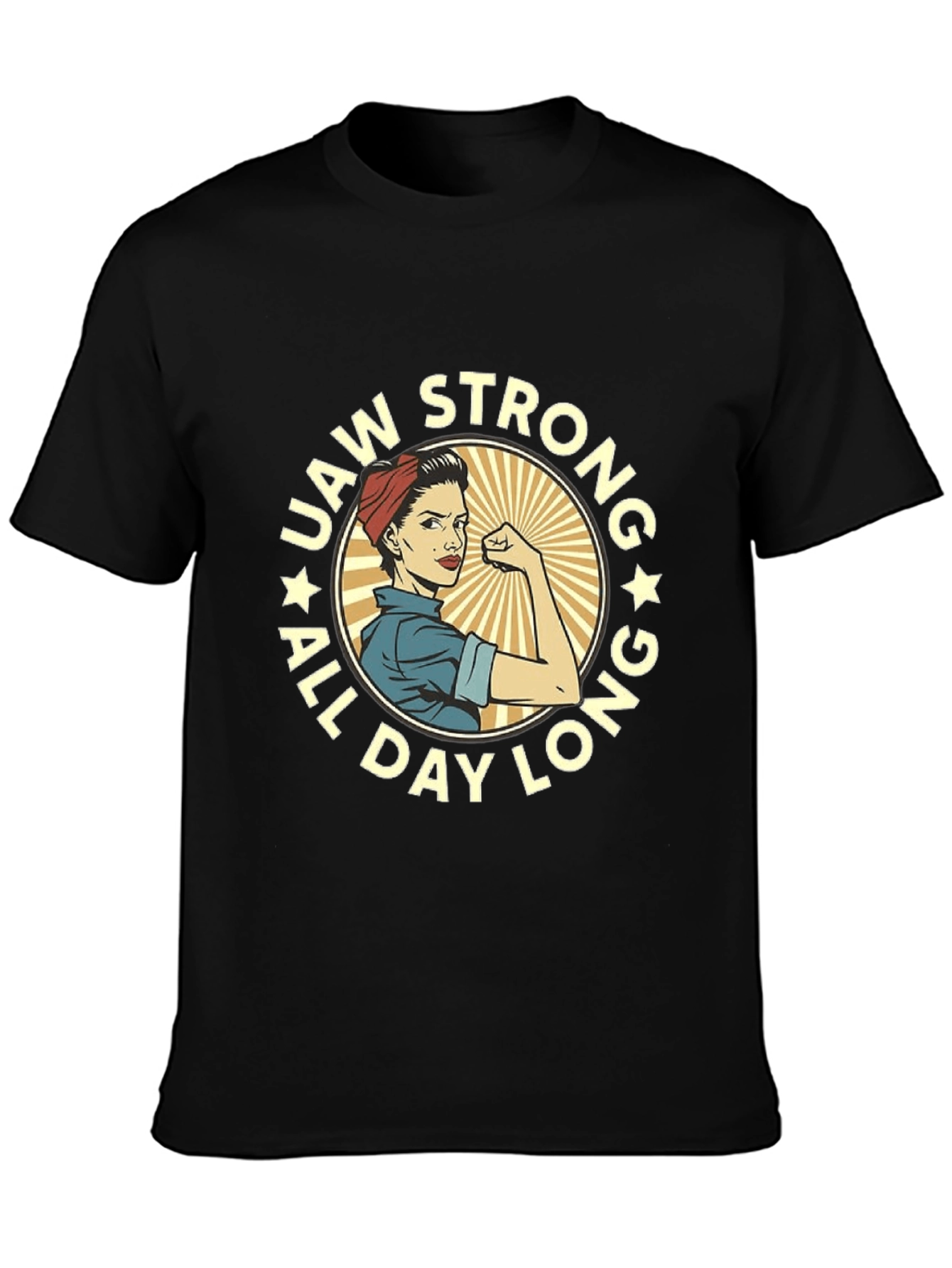 UAW Strong Rosie the Riveter T-Shirt