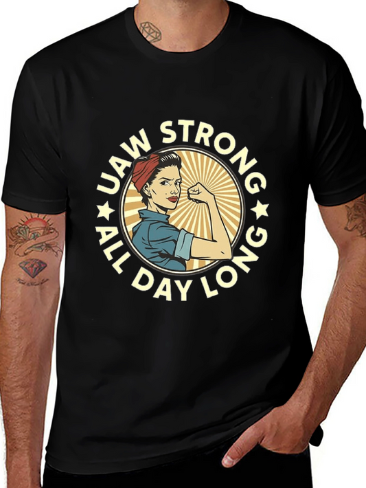 UAW Strong Rosie the Riveter T-Shirt
