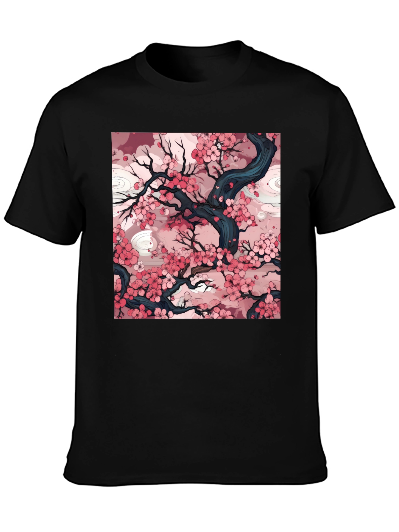 Cherry Blossom Art Tee - Stylish Graphic T-Shirt