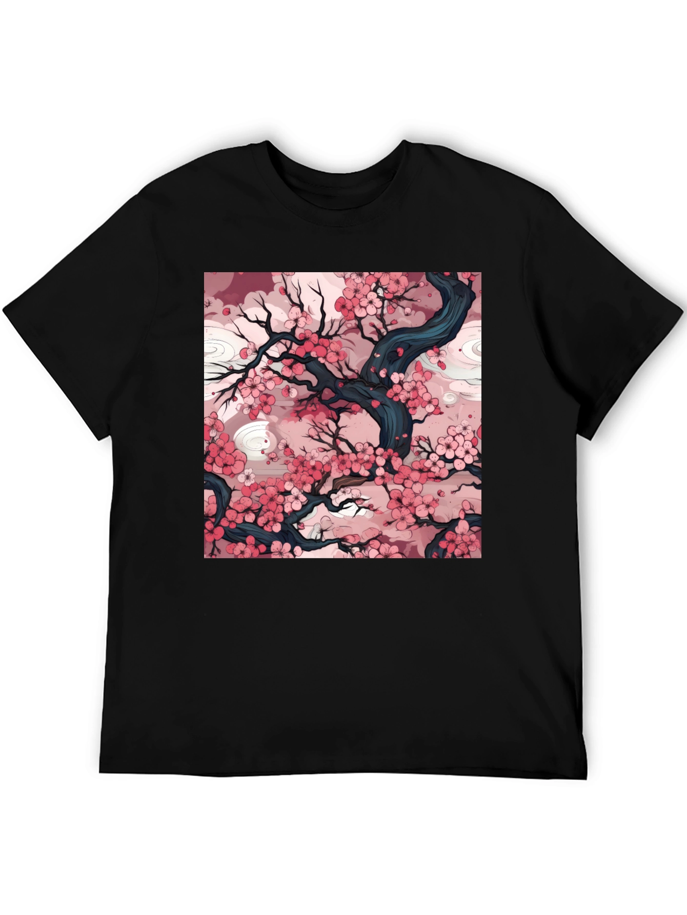 Cherry Blossom Art Tee - Stylish Graphic T-Shirt