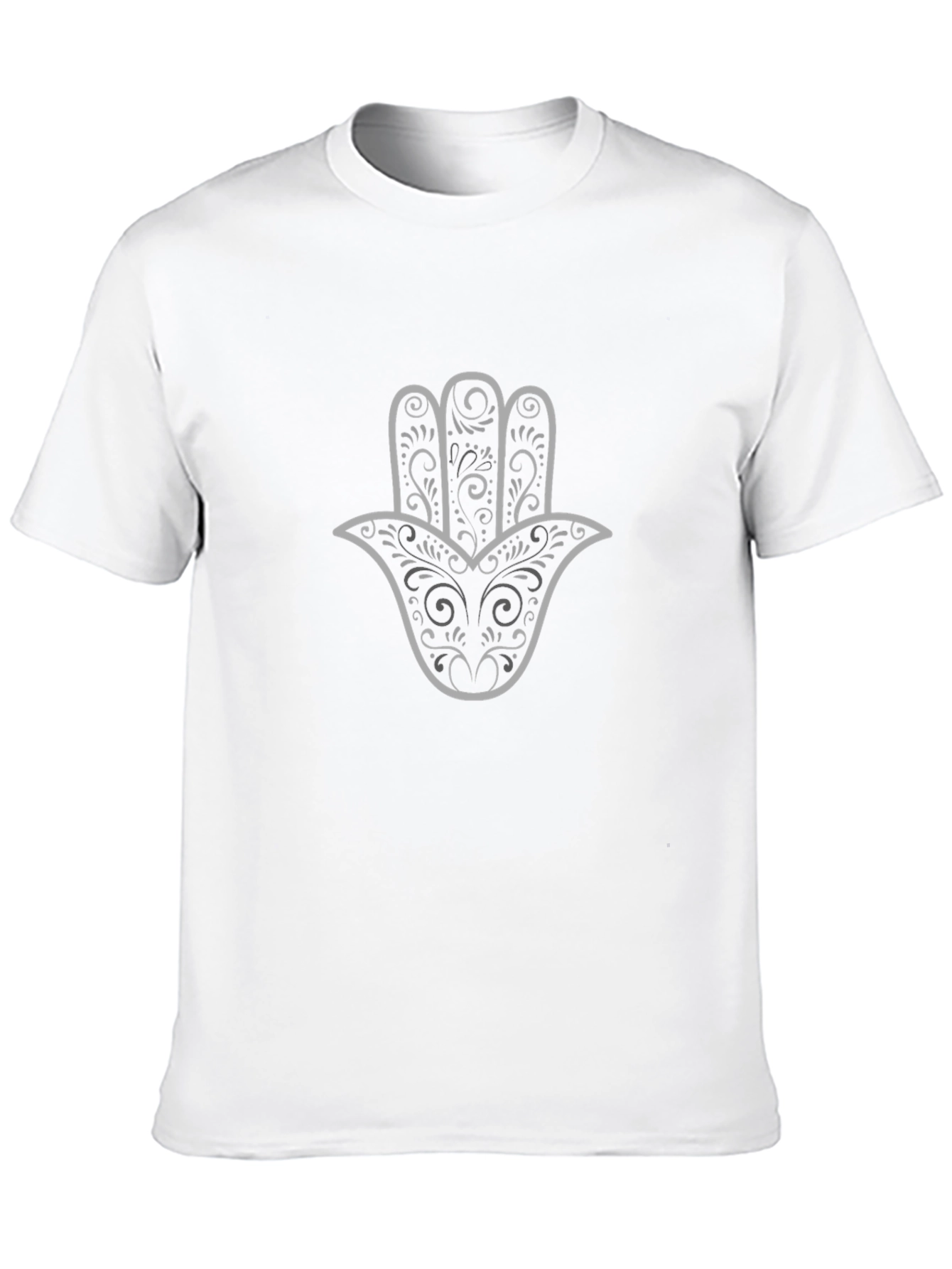 Mens Black Hamsa Hand Graphic Tee
