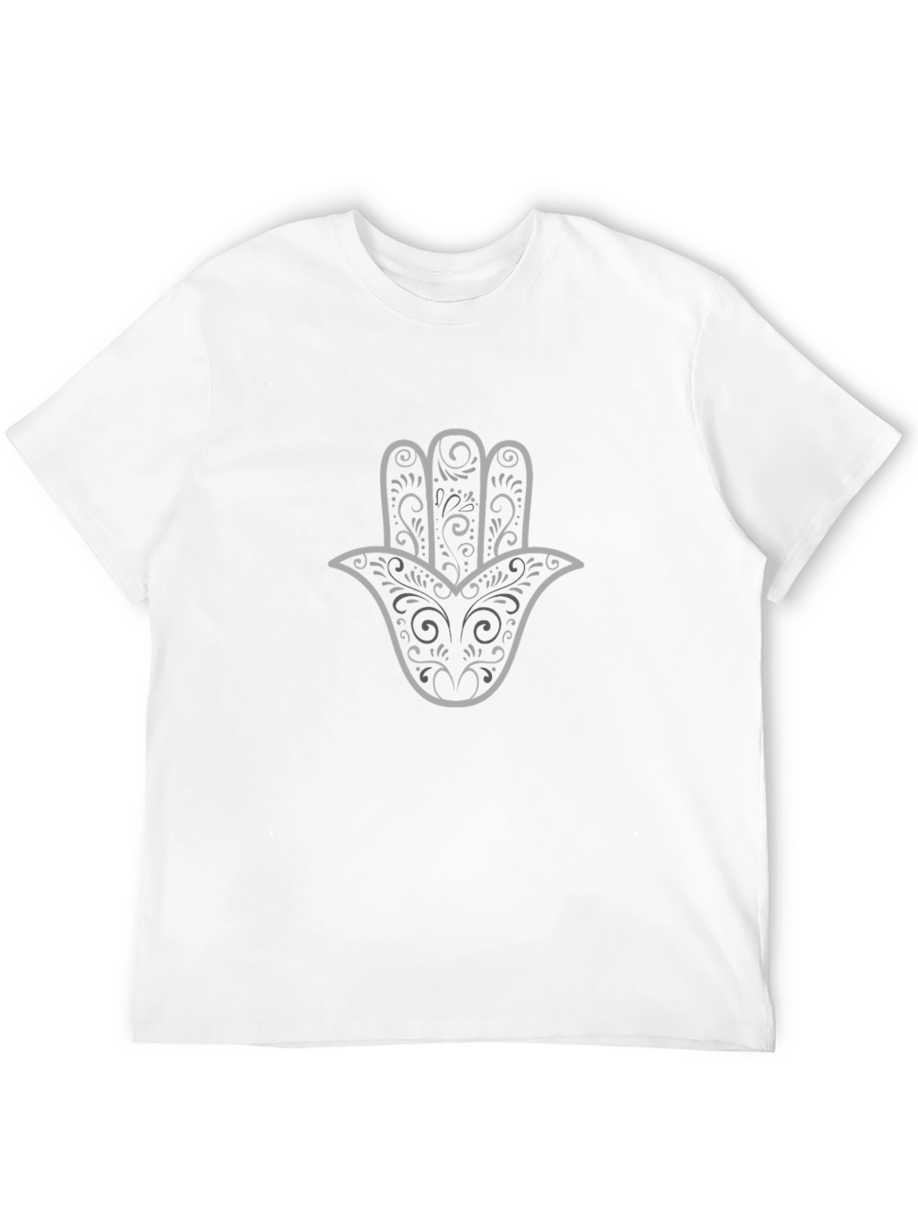 Mens Black Hamsa Hand Graphic Tee