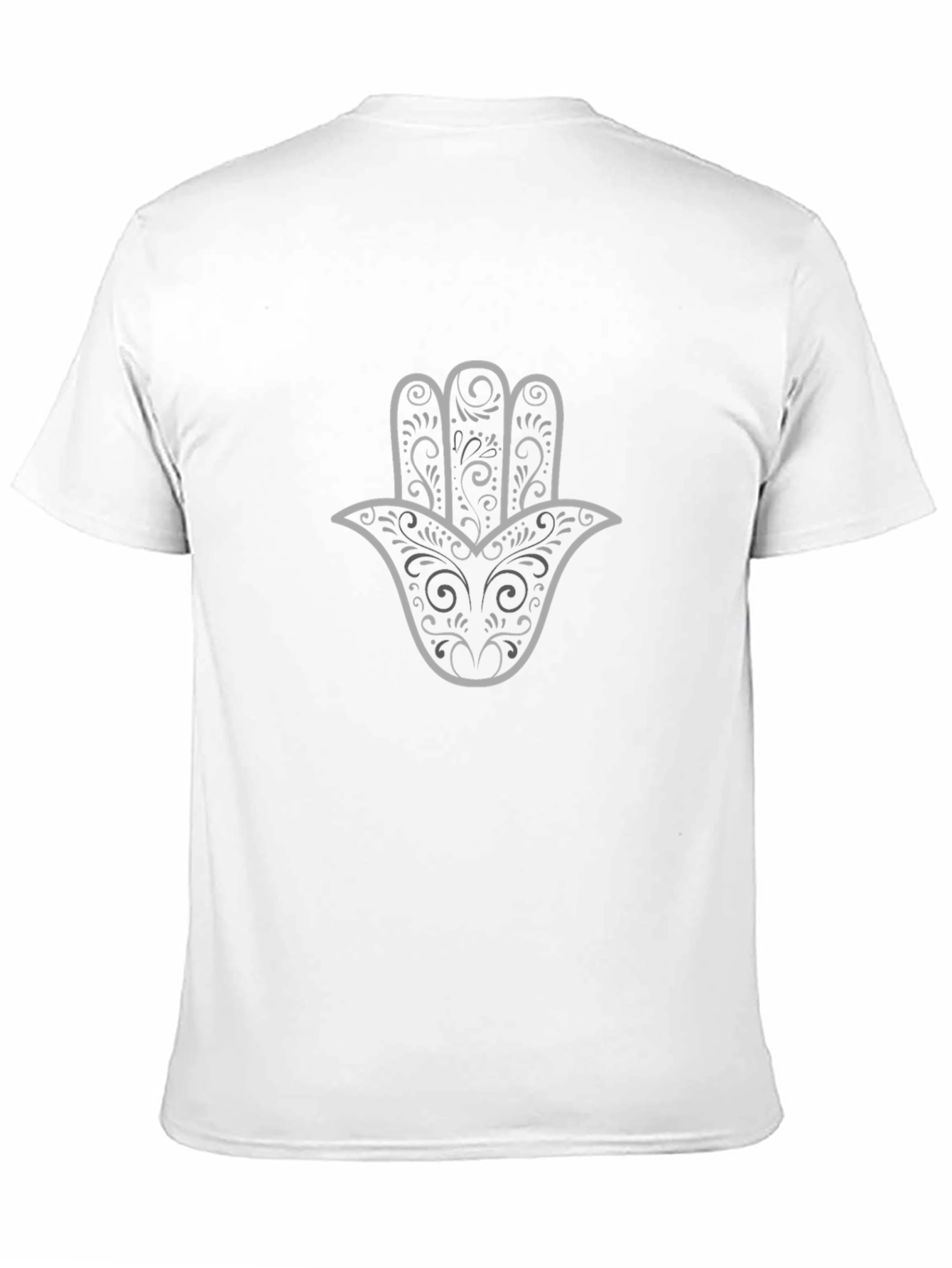 Mens Black Hamsa Hand Graphic Tee