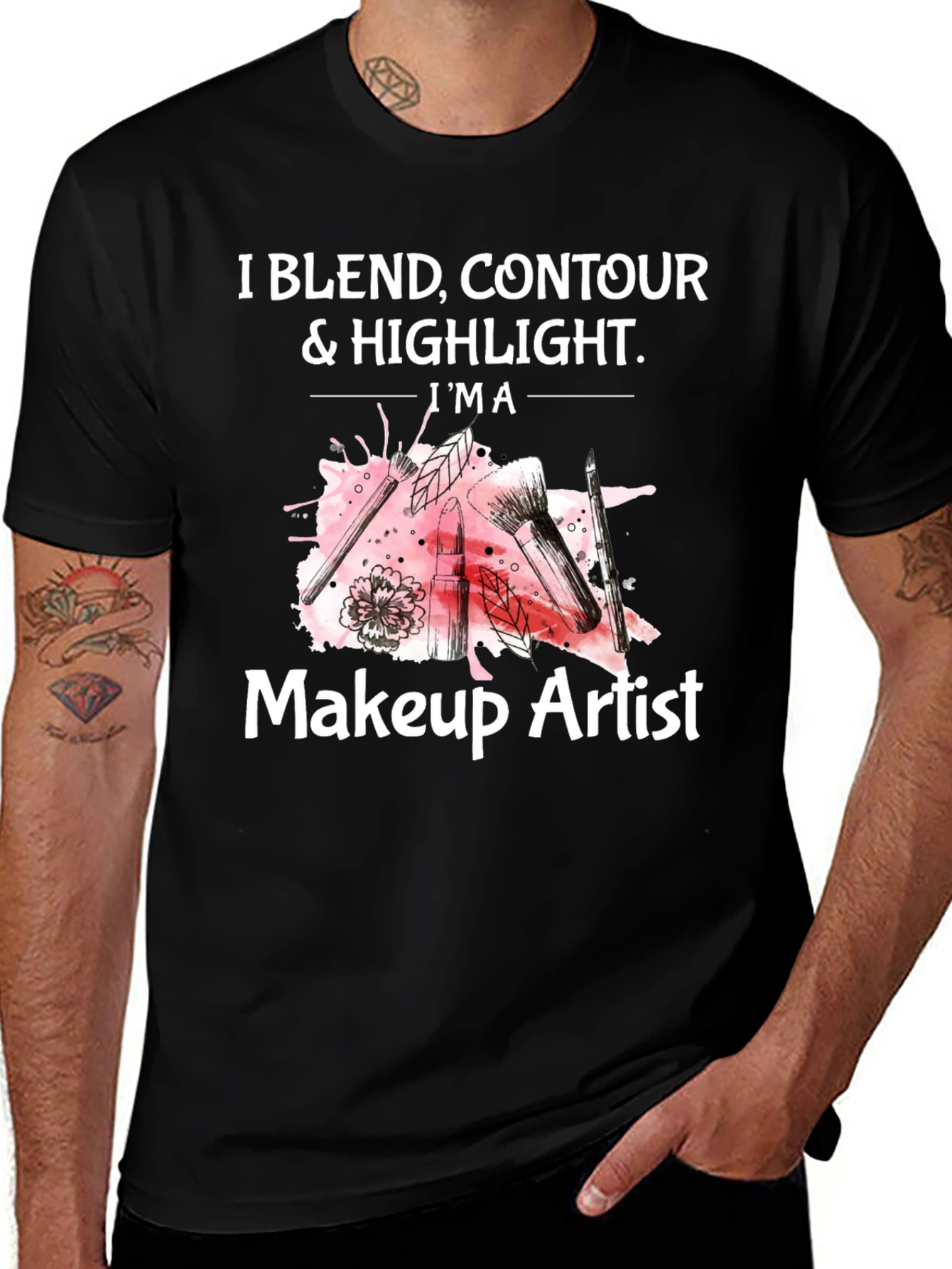Makeup Artist T-Shirt - Blend Contour & Highlight Tee