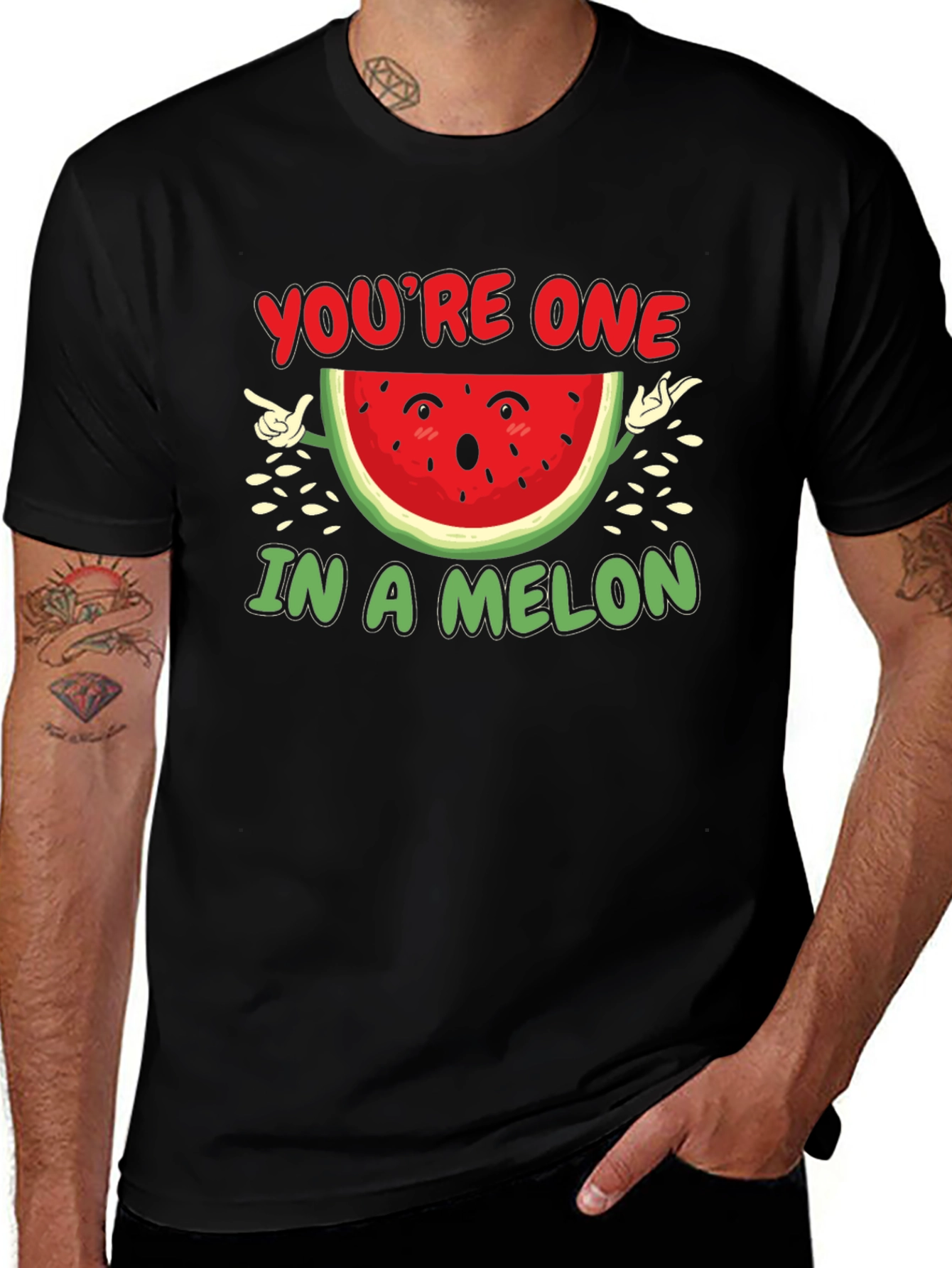 Youre One In A Melon Graphic T-Shirt