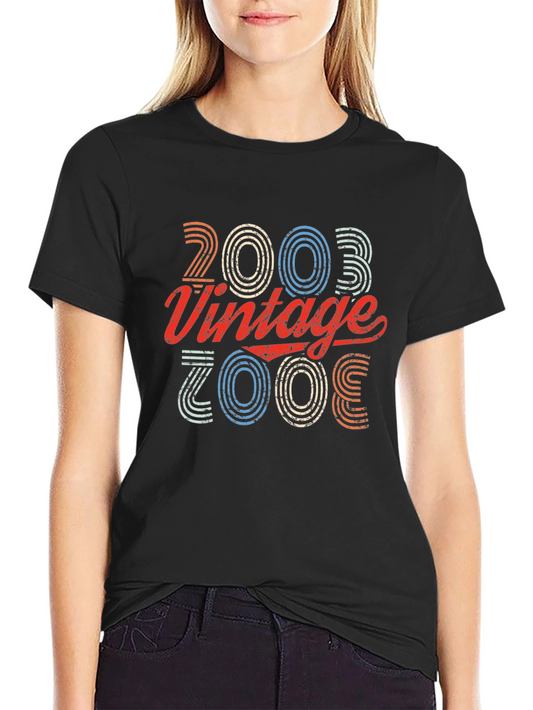 Vintage 2003 Birthday T-Shirt Retro Style