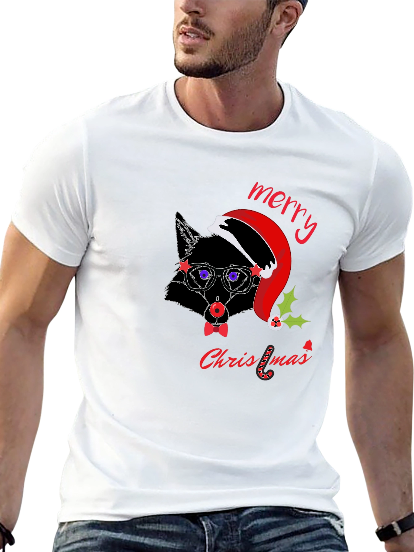 Festive Fox Christmas T-Shirt