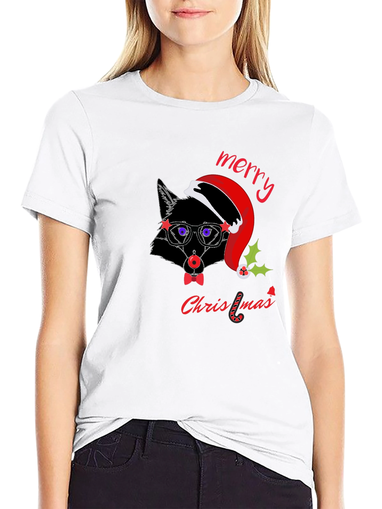 Festive Fox Christmas T-Shirt