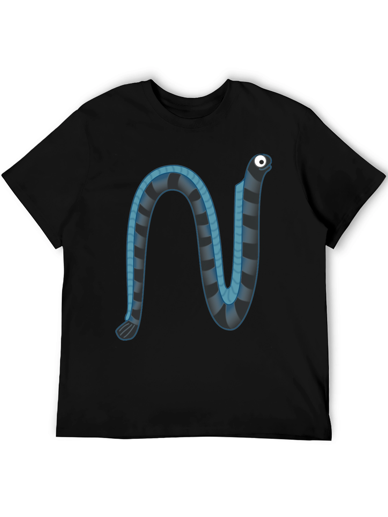 Cartoon Snake Graphic T-Shirt