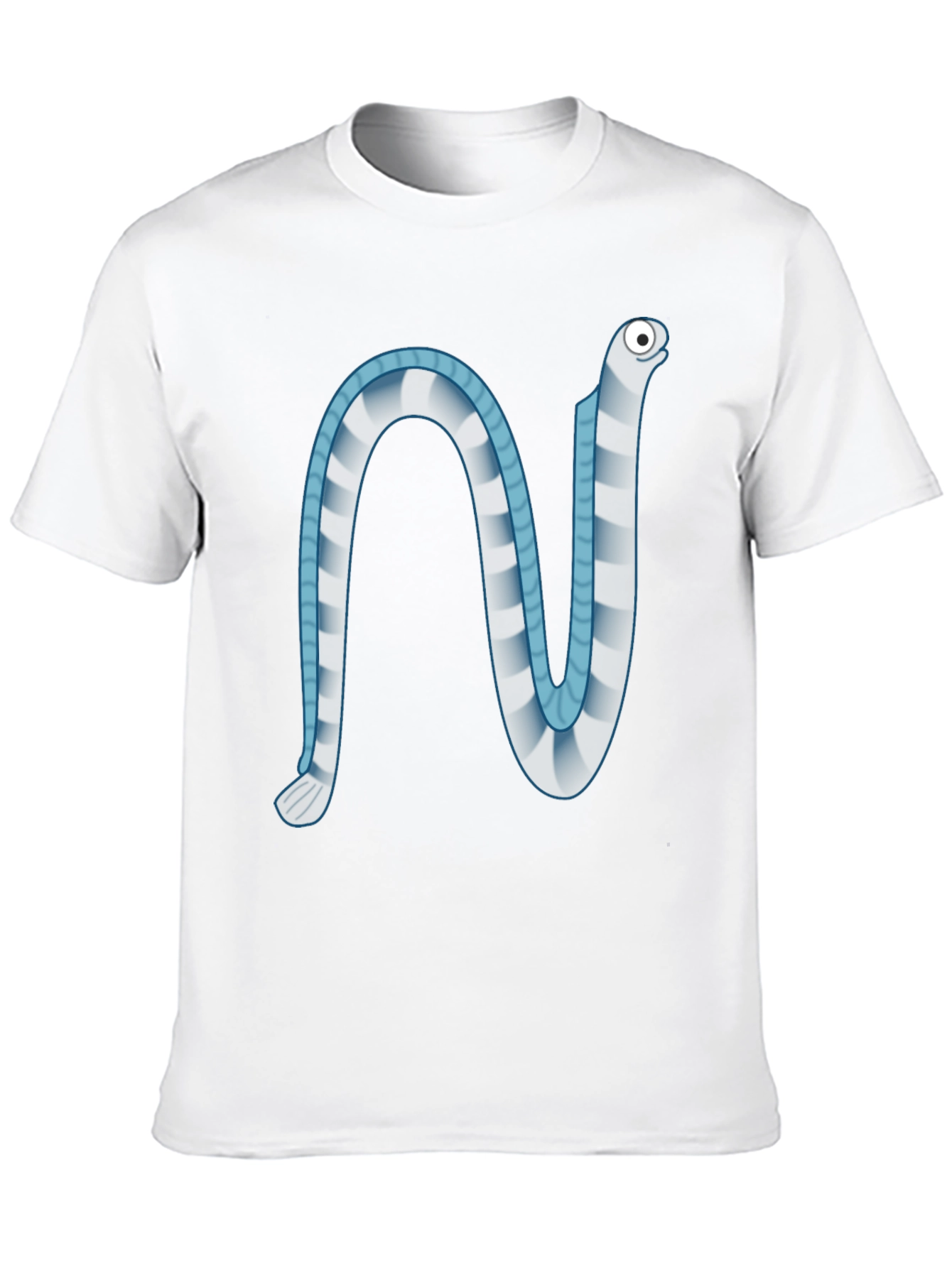 Cartoon Snake Graphic T-Shirt