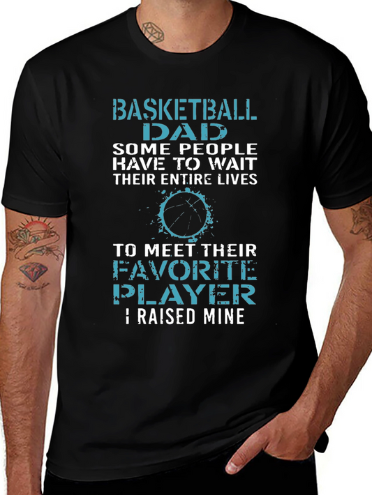 Basketball Dad Graphic T-Shirt - Raised Mine