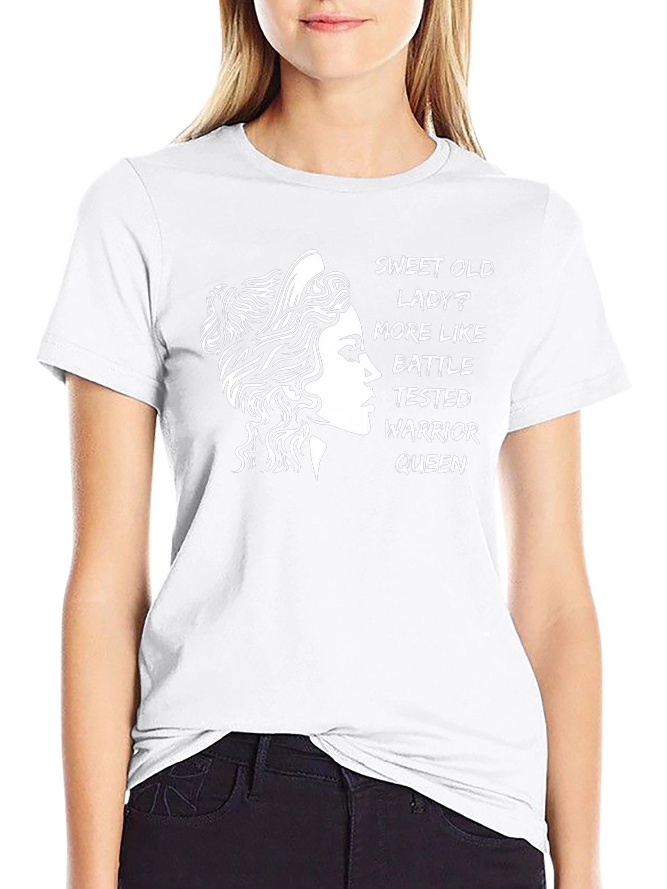 Warrior Queen Graphic Tee - Black