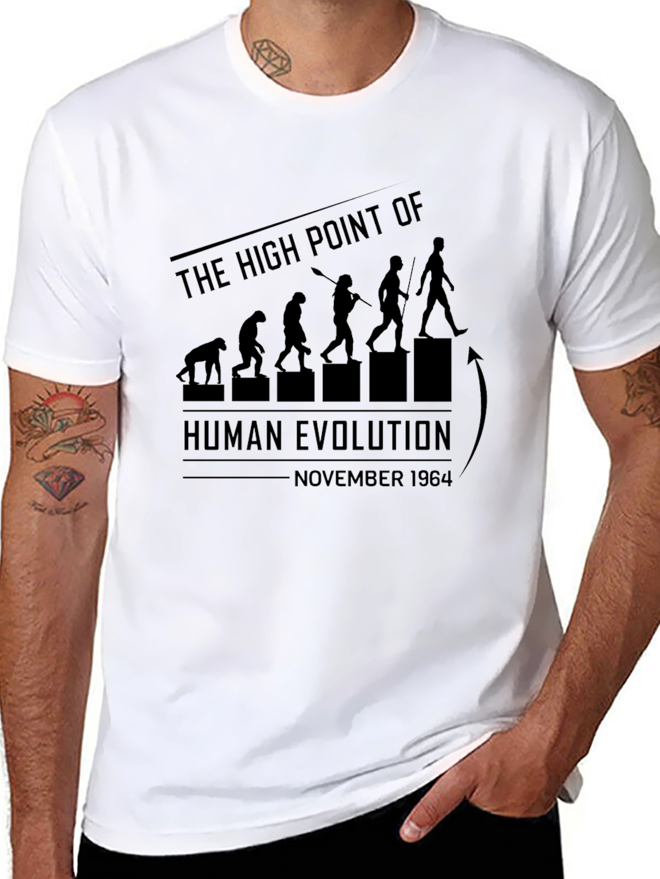 Human Evolution T-Shirt - November 1964