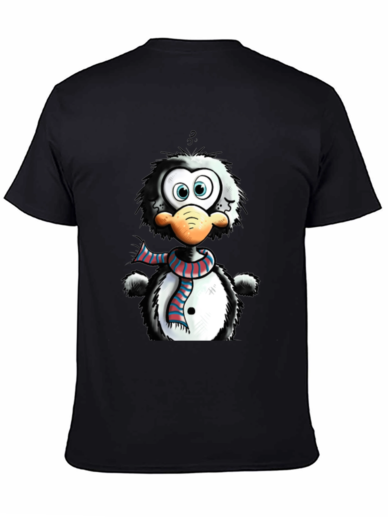 Cartoon Penguin Graphic Tee - Quirky Style