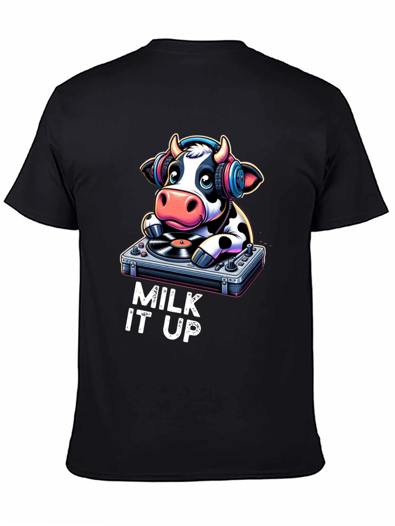DJ Cow T-Shirt - Milk It Up!