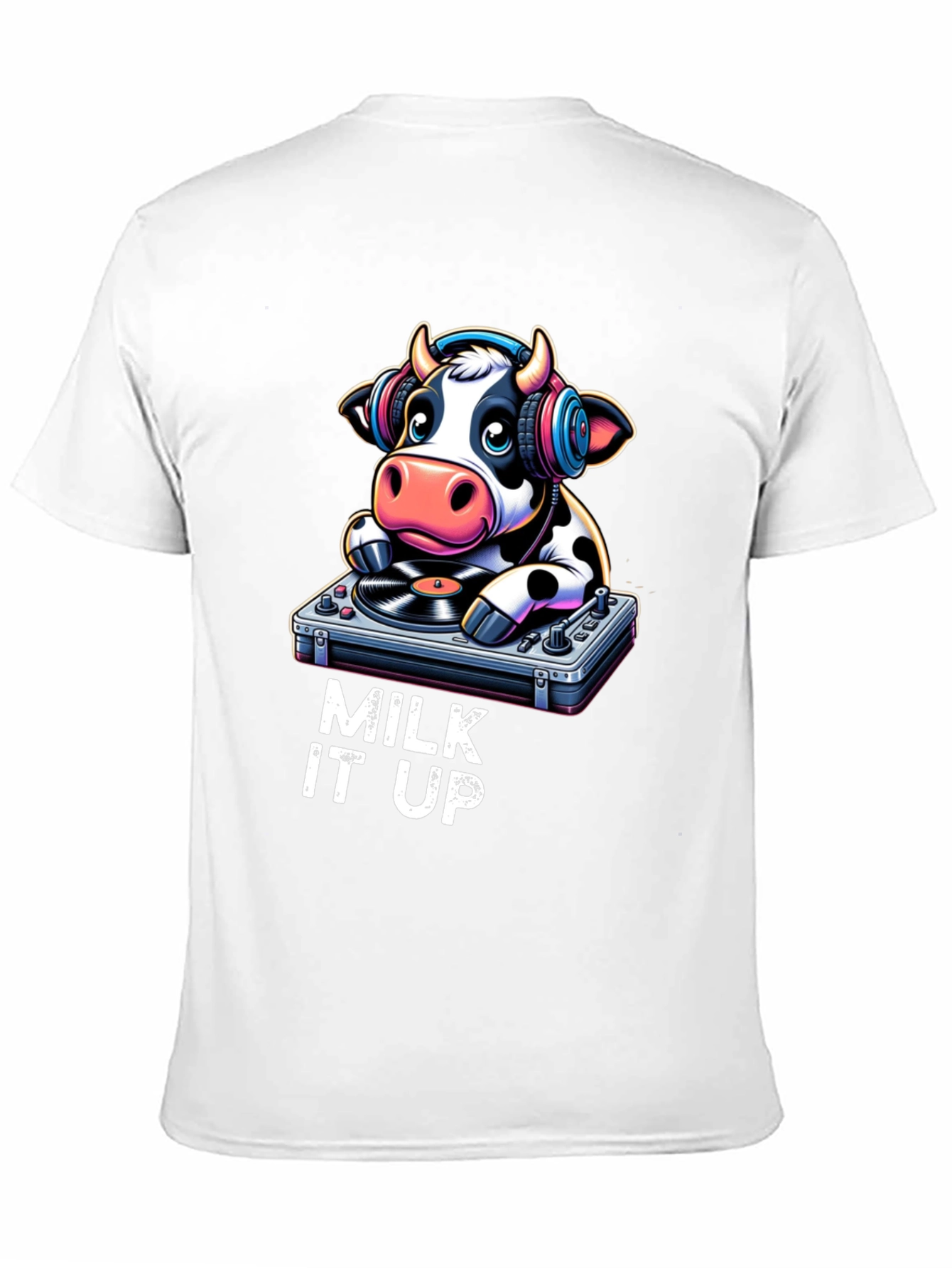 DJ Cow T-Shirt - Milk It Up!