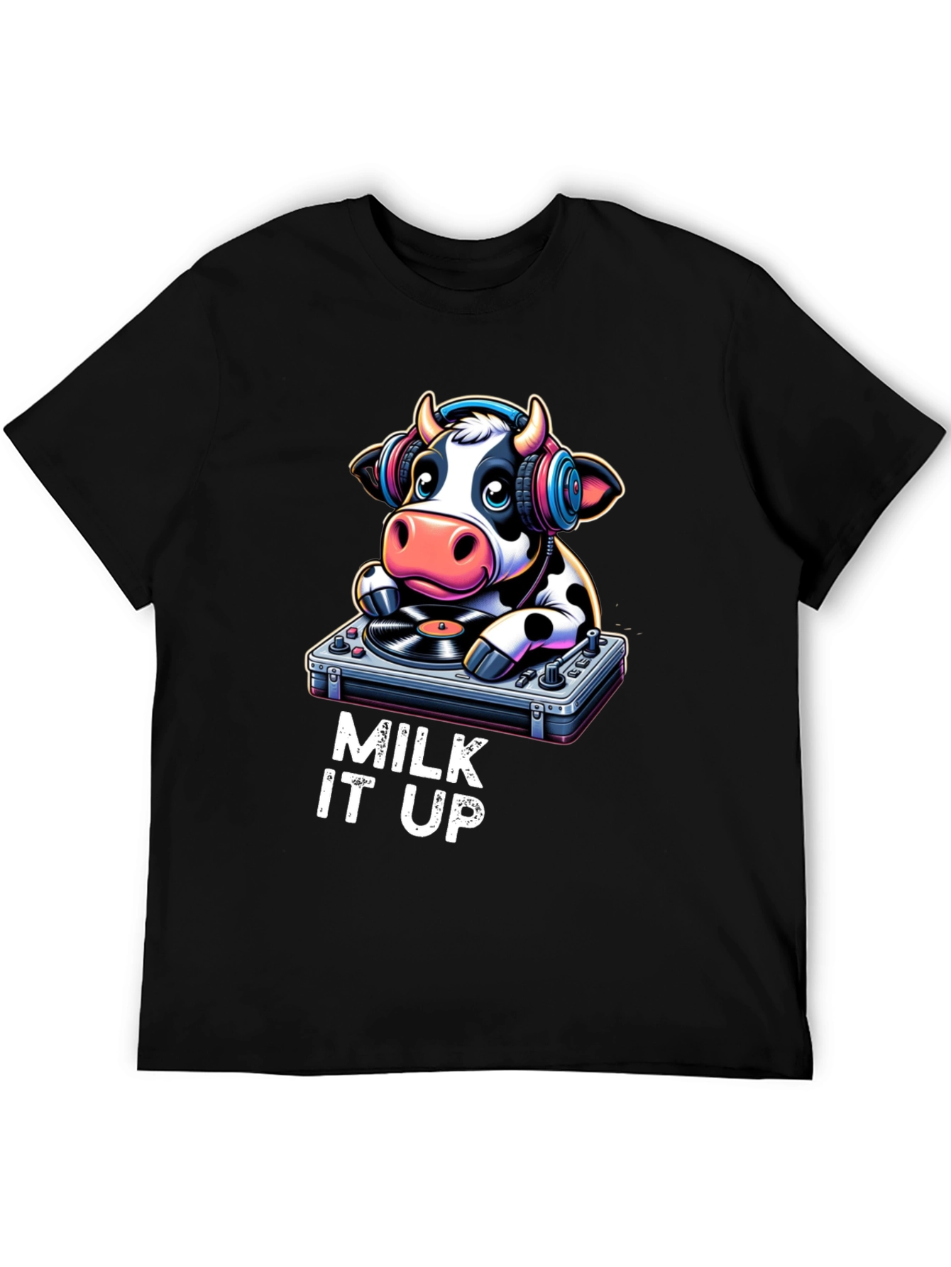 DJ Cow T-Shirt - Milk It Up!
