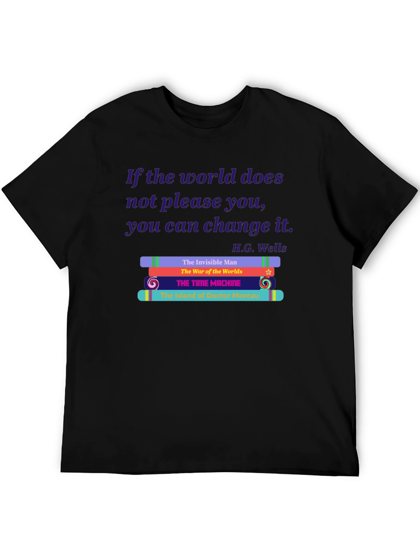 H.G. Wells Book Lover T-Shirt