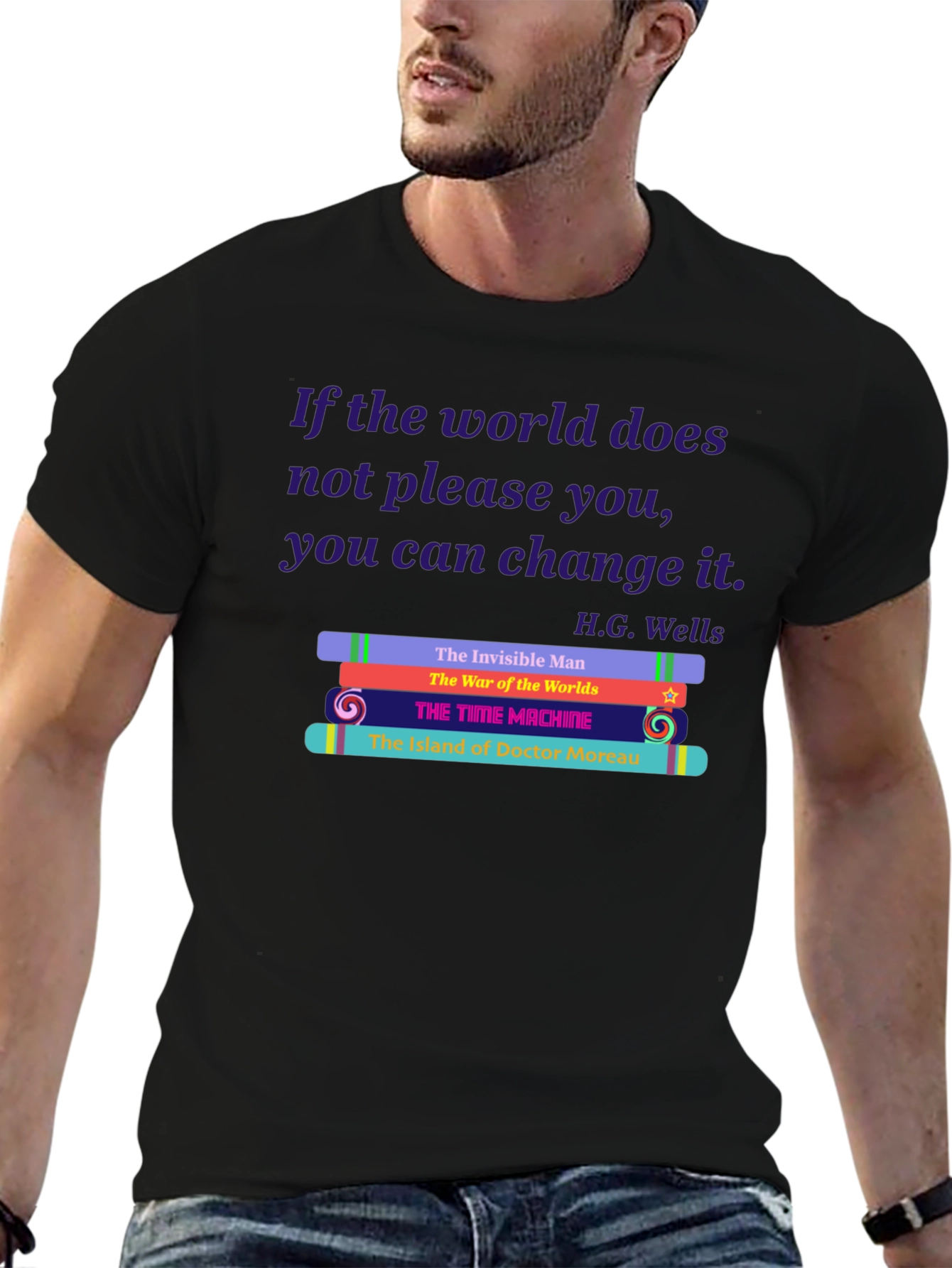 H.G. Wells Book Lover T-Shirt