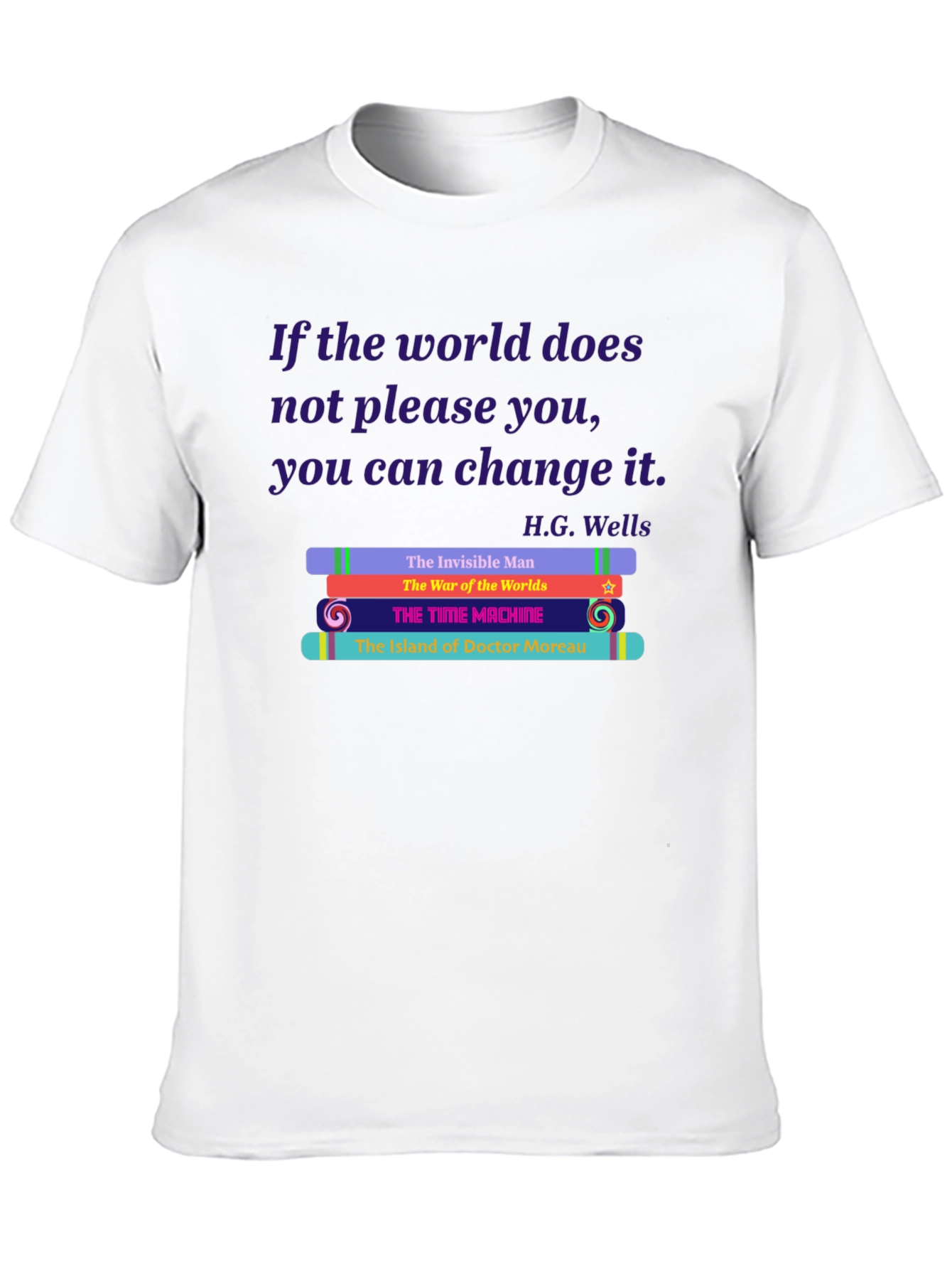 H.G. Wells Book Lover T-Shirt