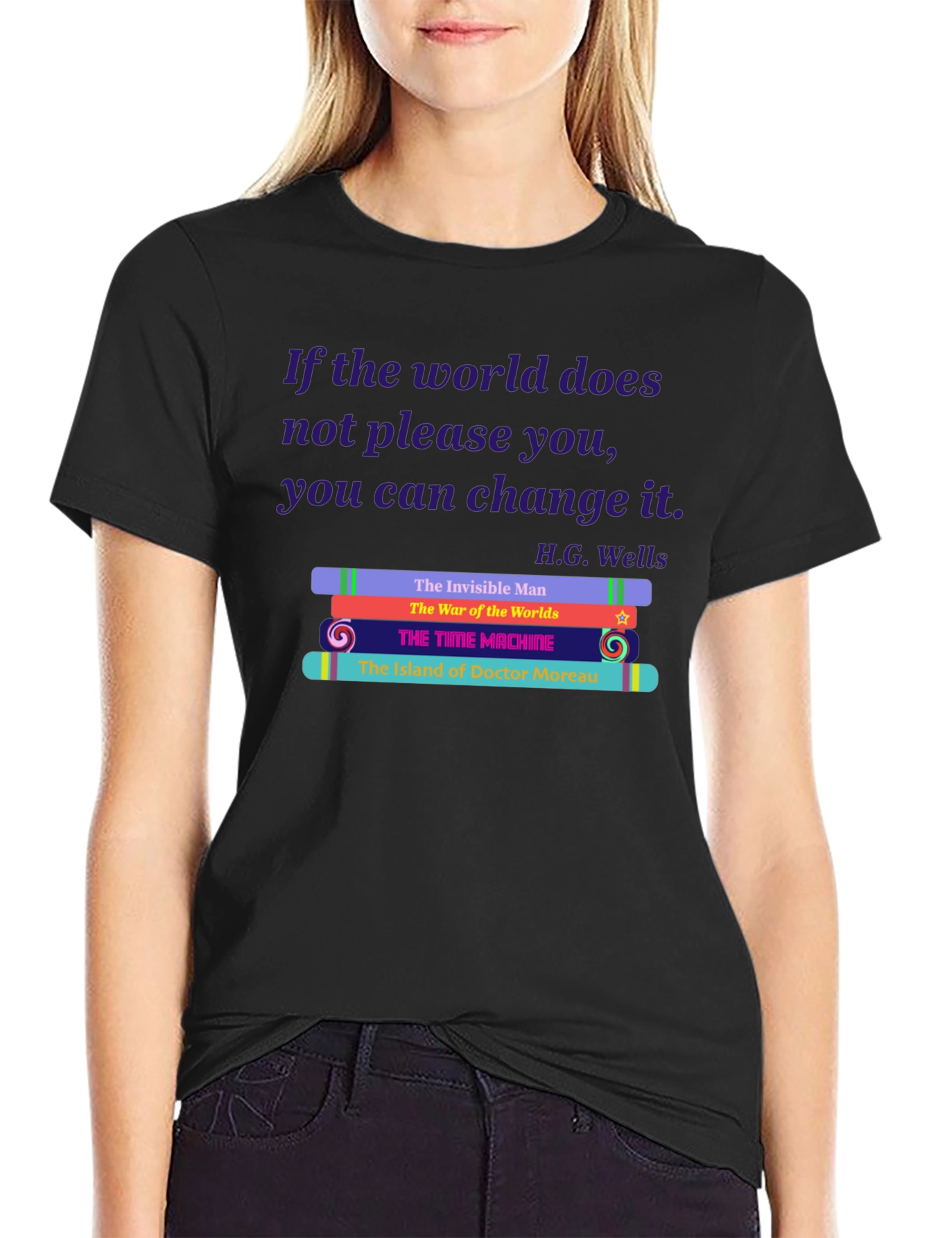 H.G. Wells Book Lover T-Shirt
