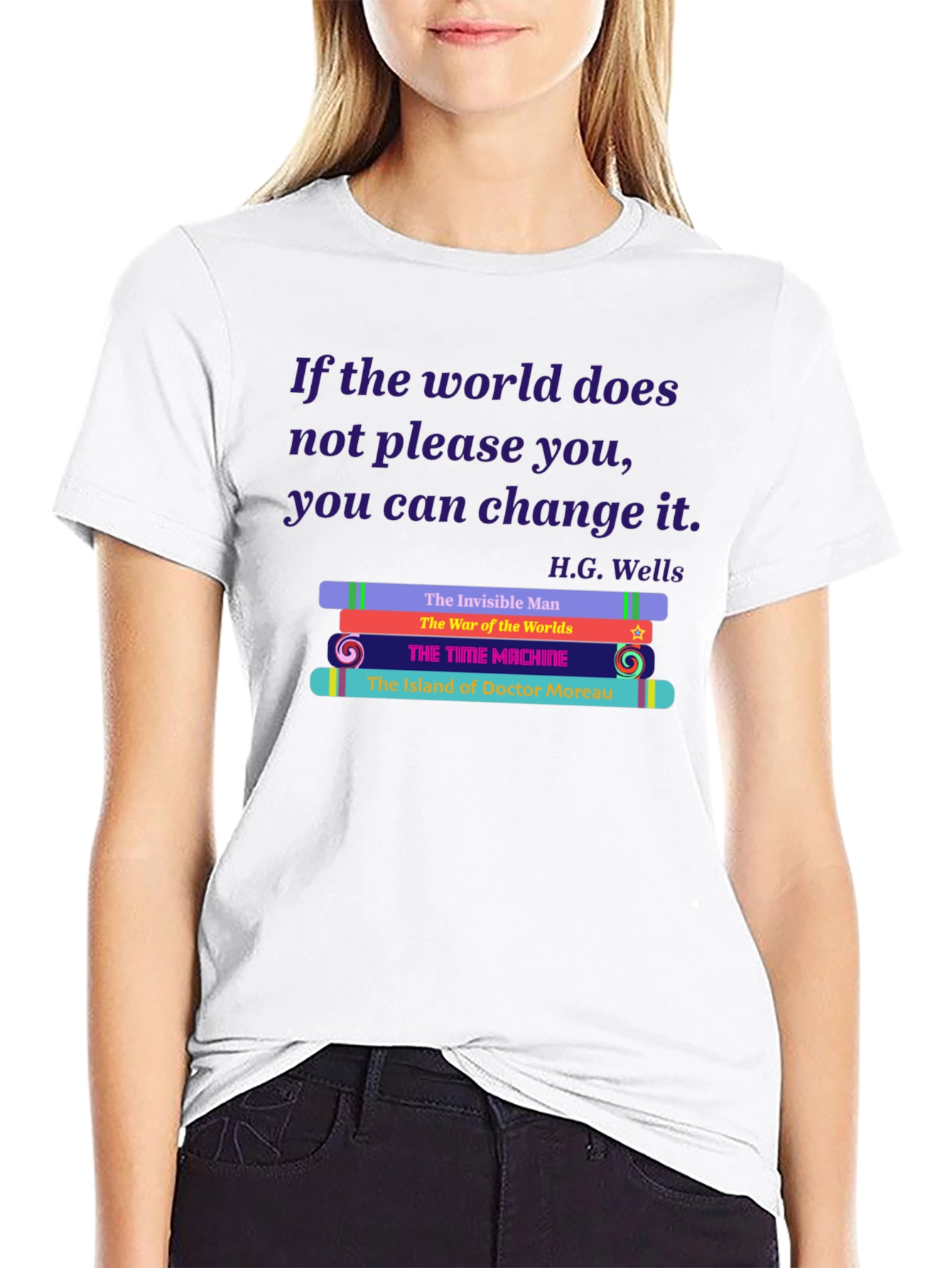 H.G. Wells Book Lover T-Shirt