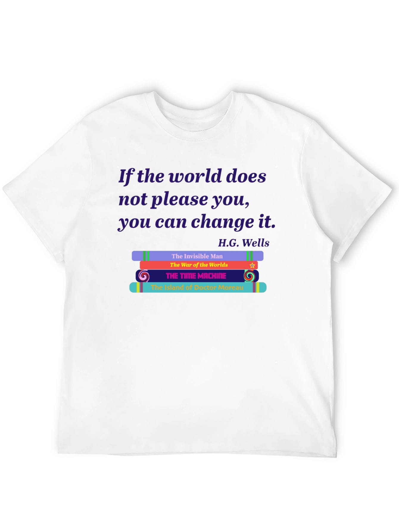 H.G. Wells Book Lover T-Shirt