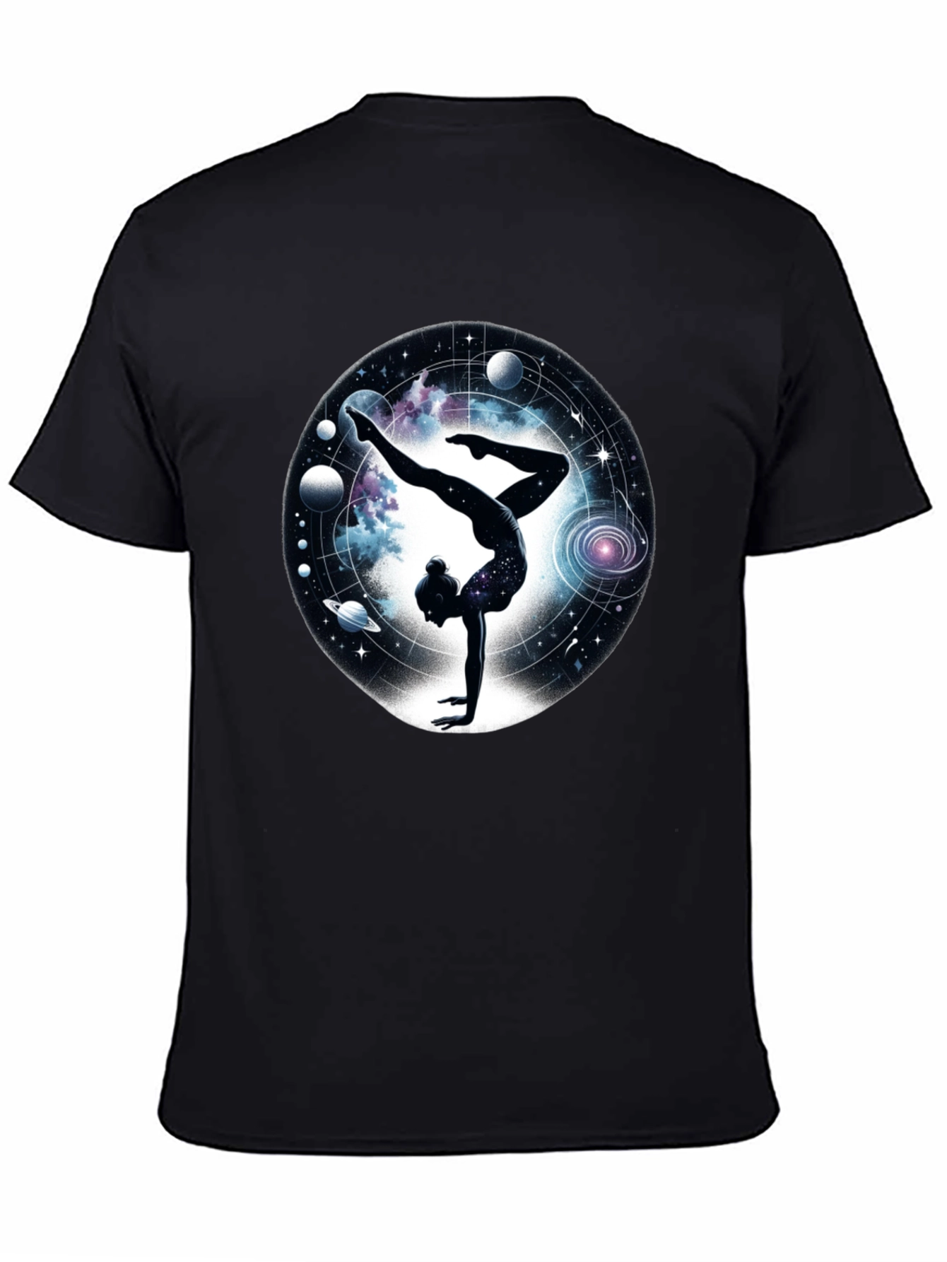 Cosmic Gymnast Black T-Shirt