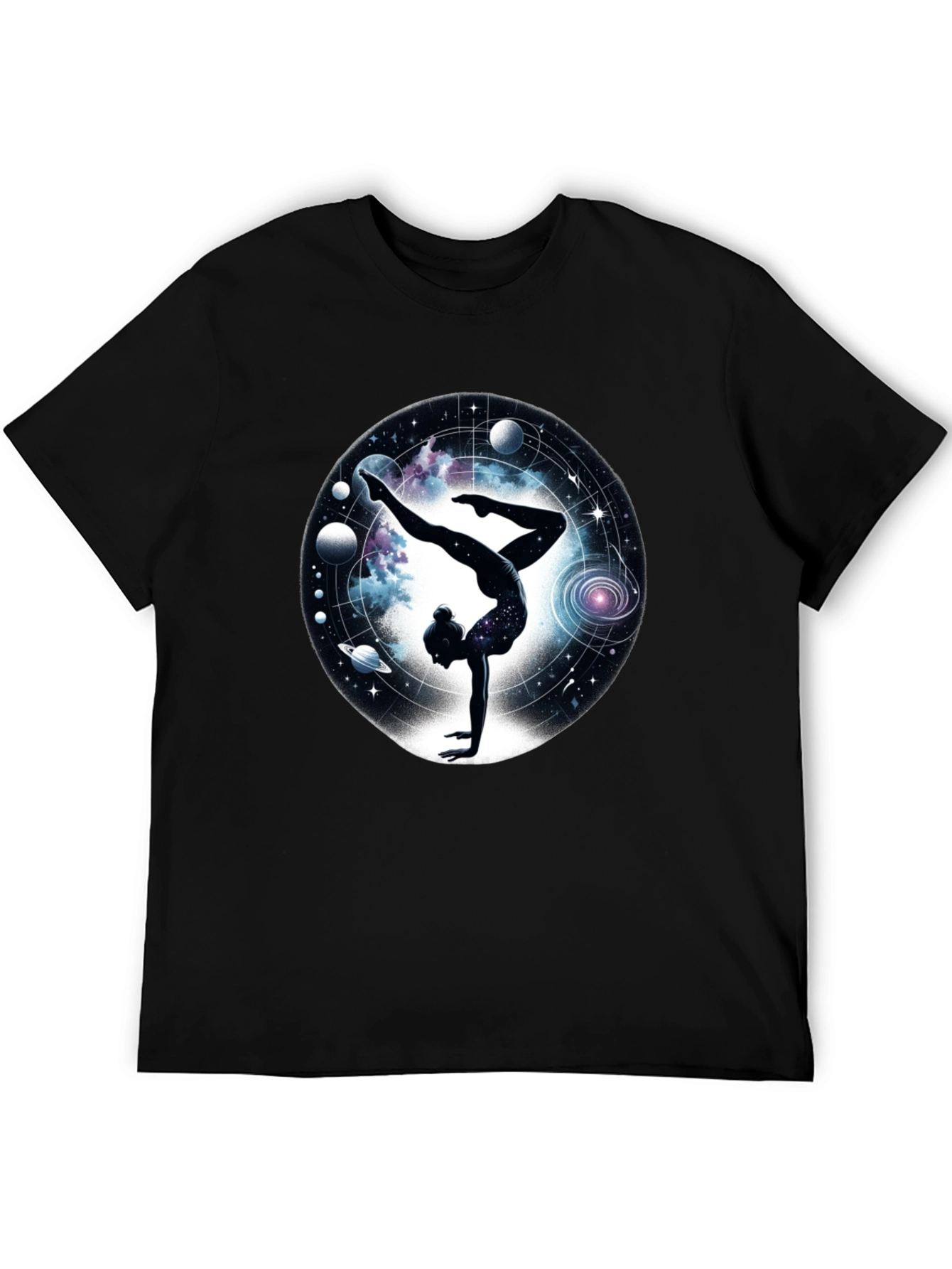 Cosmic Gymnast Black T-Shirt