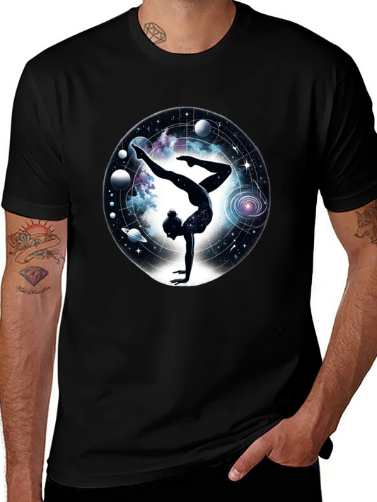 Cosmic Gymnast Black T-Shirt